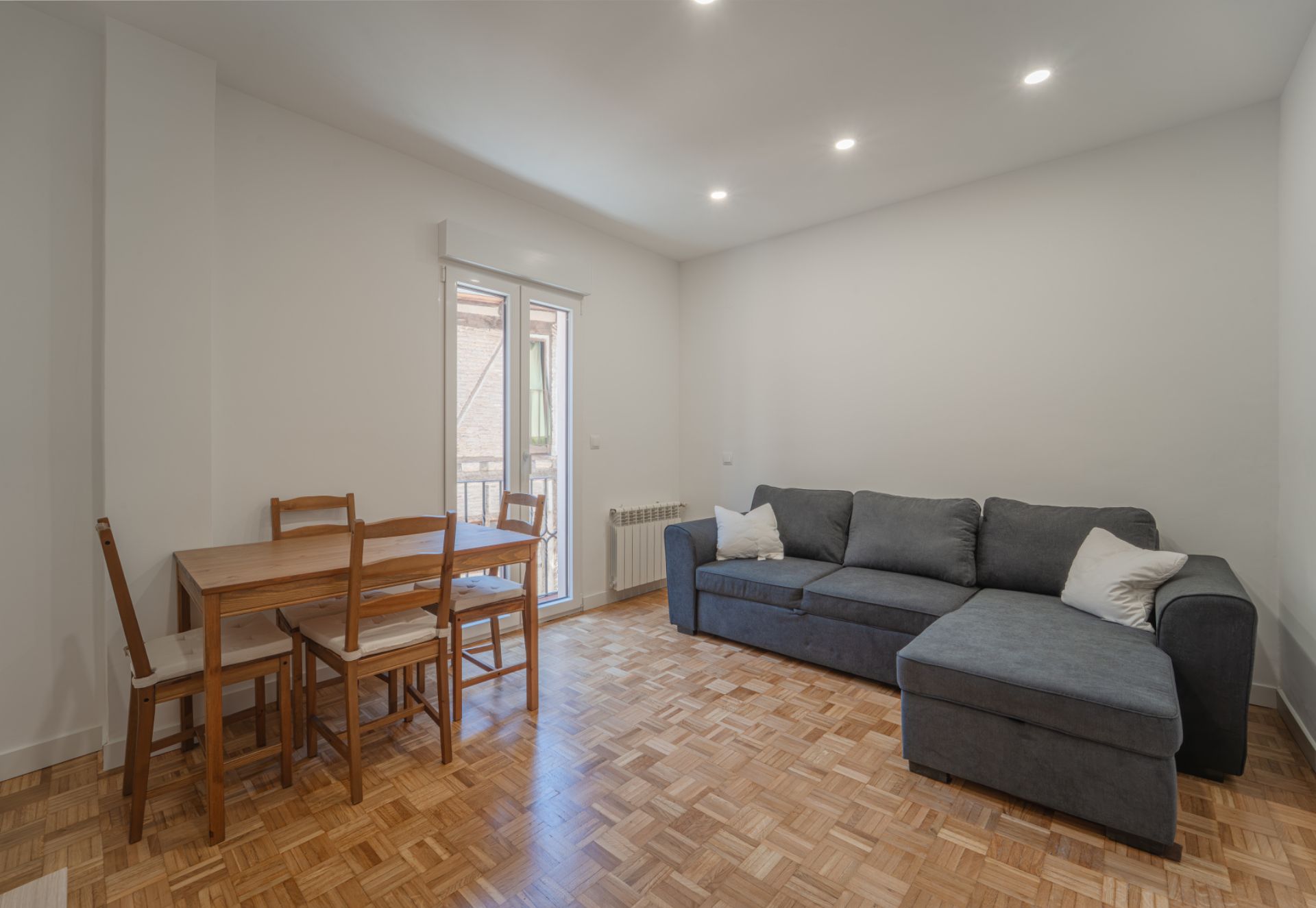 Wohnzimmer von Wohnung miete in Segovia Capital mit Heizung, Parkett und Möbliert