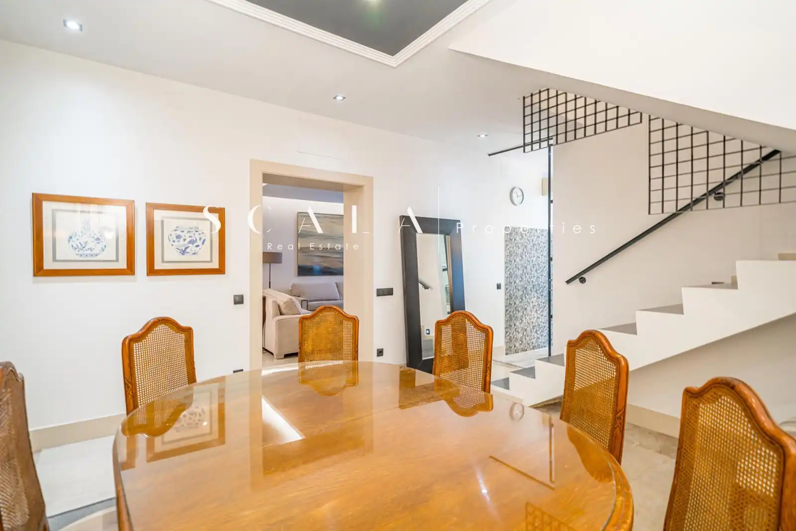 Dining room of Duplexes for rent in Madrid  with Air Conditioner, Heating and Terrace
