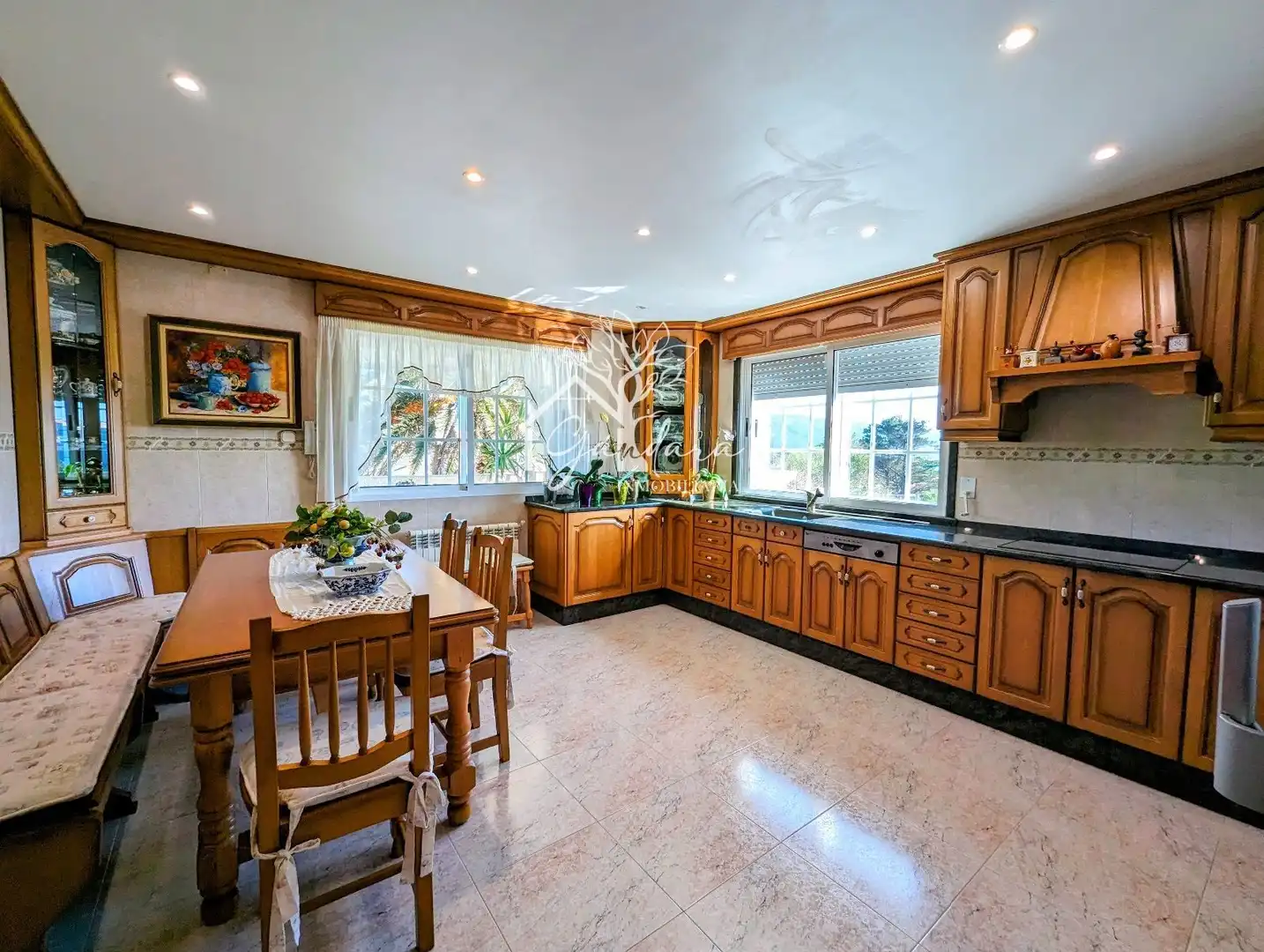 Kitchen of Houses for sale in Ferrol  with Heating, Parquet flooring and Terrace