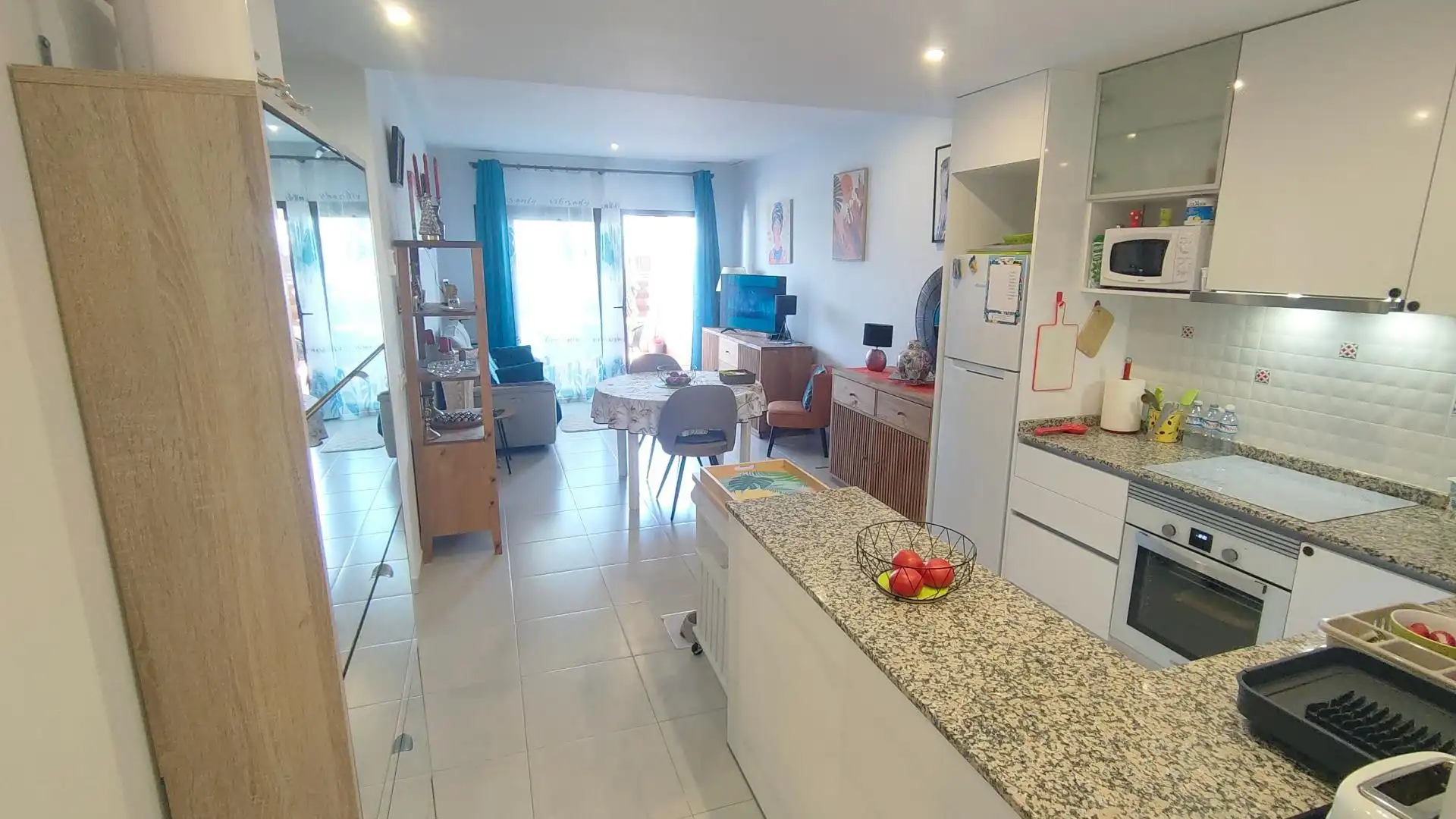 Cocina de Apartamento en venta en Pulpí con Aire acondicionado, Terraza y Amueblado