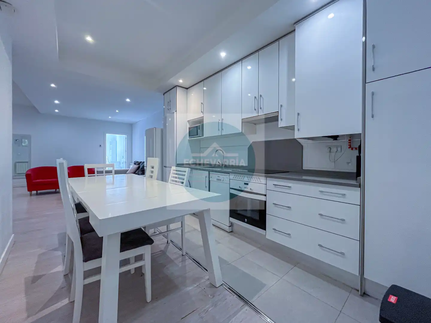 Kitchen of Flat for rent in Madrid  with Heating, Furnished and Oven