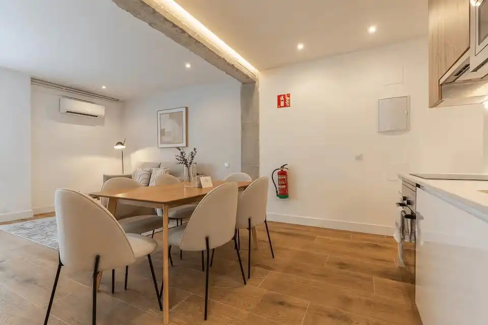 Dining room of Flat for sale in Madrid  with Air Conditioner, Heating and Private garden