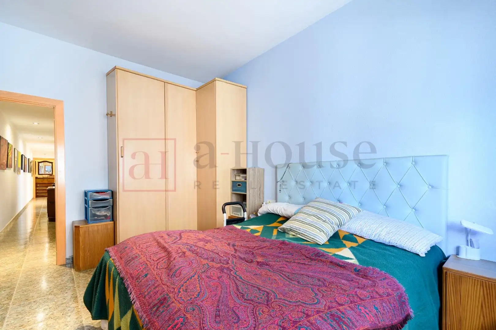 Schlafzimmer von Wohnung zum Verkauf in Barcelona mit Klimaanlage, Heizung und Terrasse