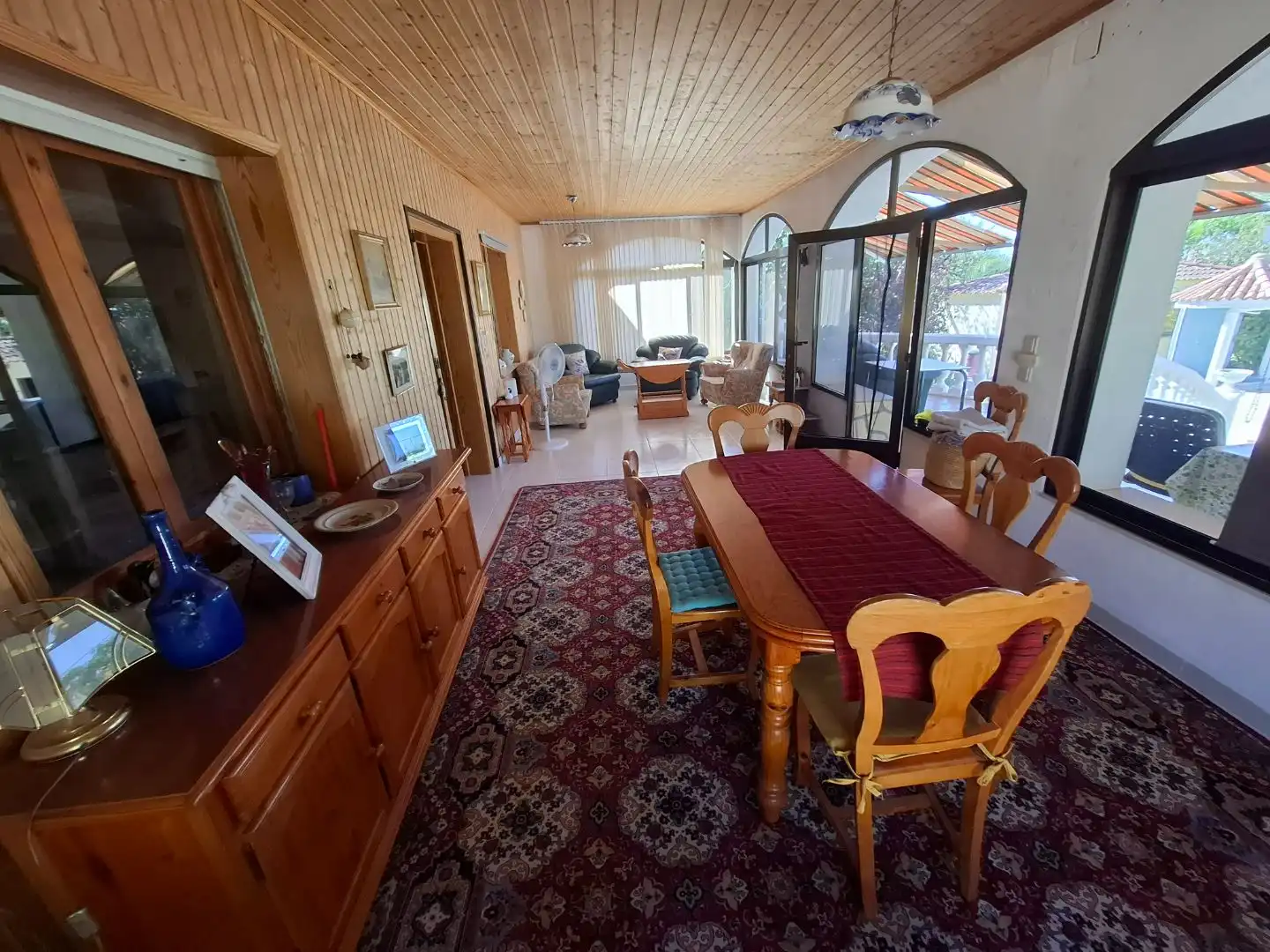 Dining room of Houses for sale in Busot  with Terrace, Swimming Pool and Balcony