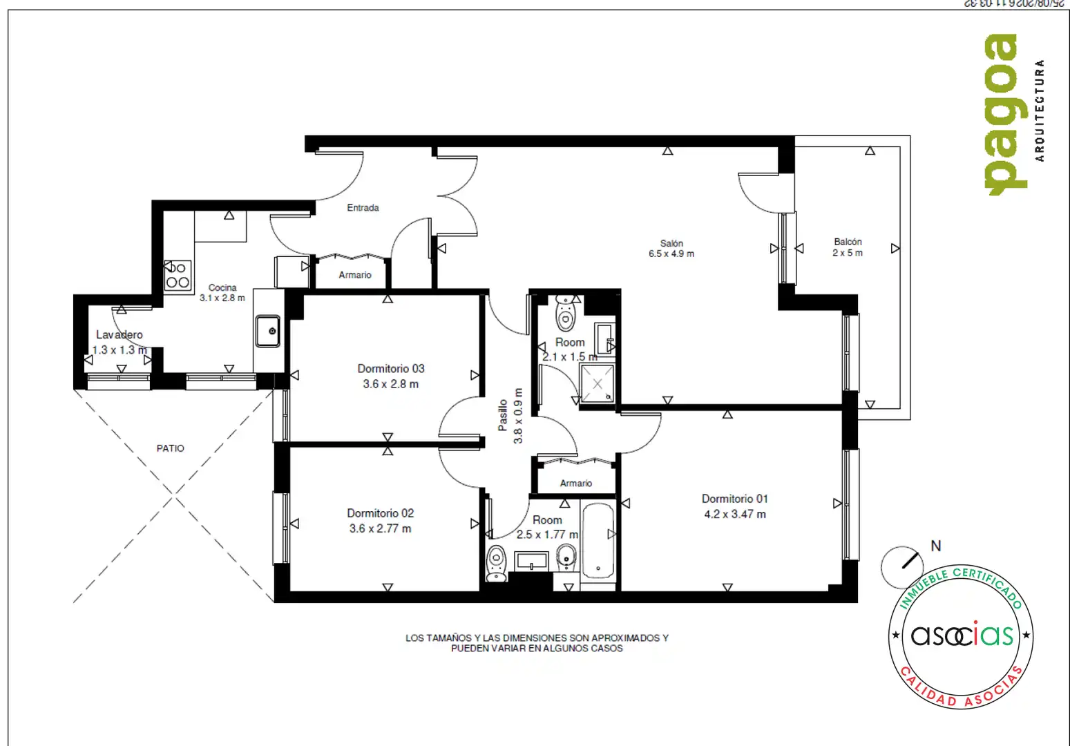 Wohnung zum Verkauf in Langreo mit Heizung, Abstellraum und Balkon