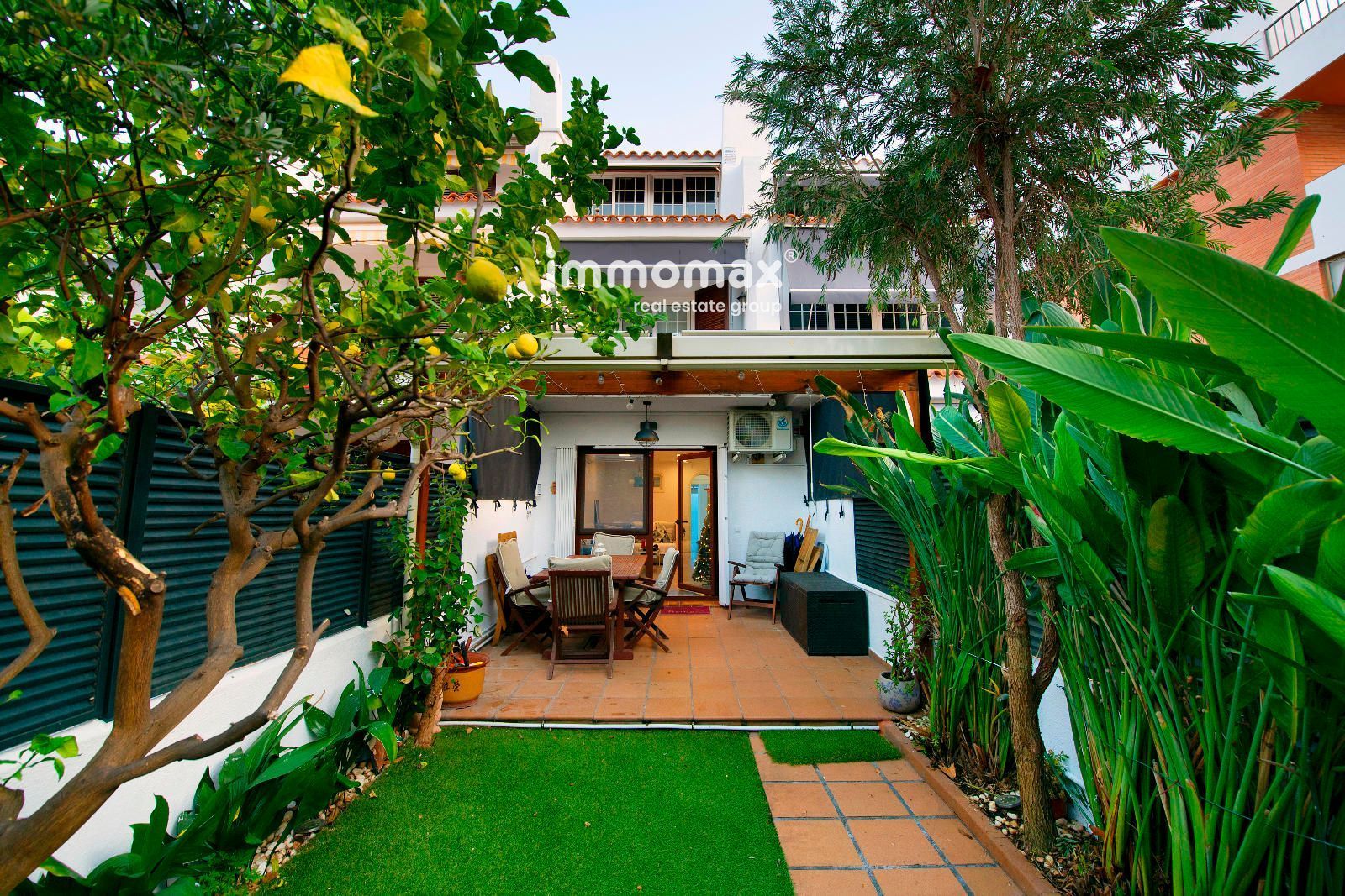 Terrace of Single-family semi-detached for sale in Castelldefels  with Air Conditioner, Heating and Private garden