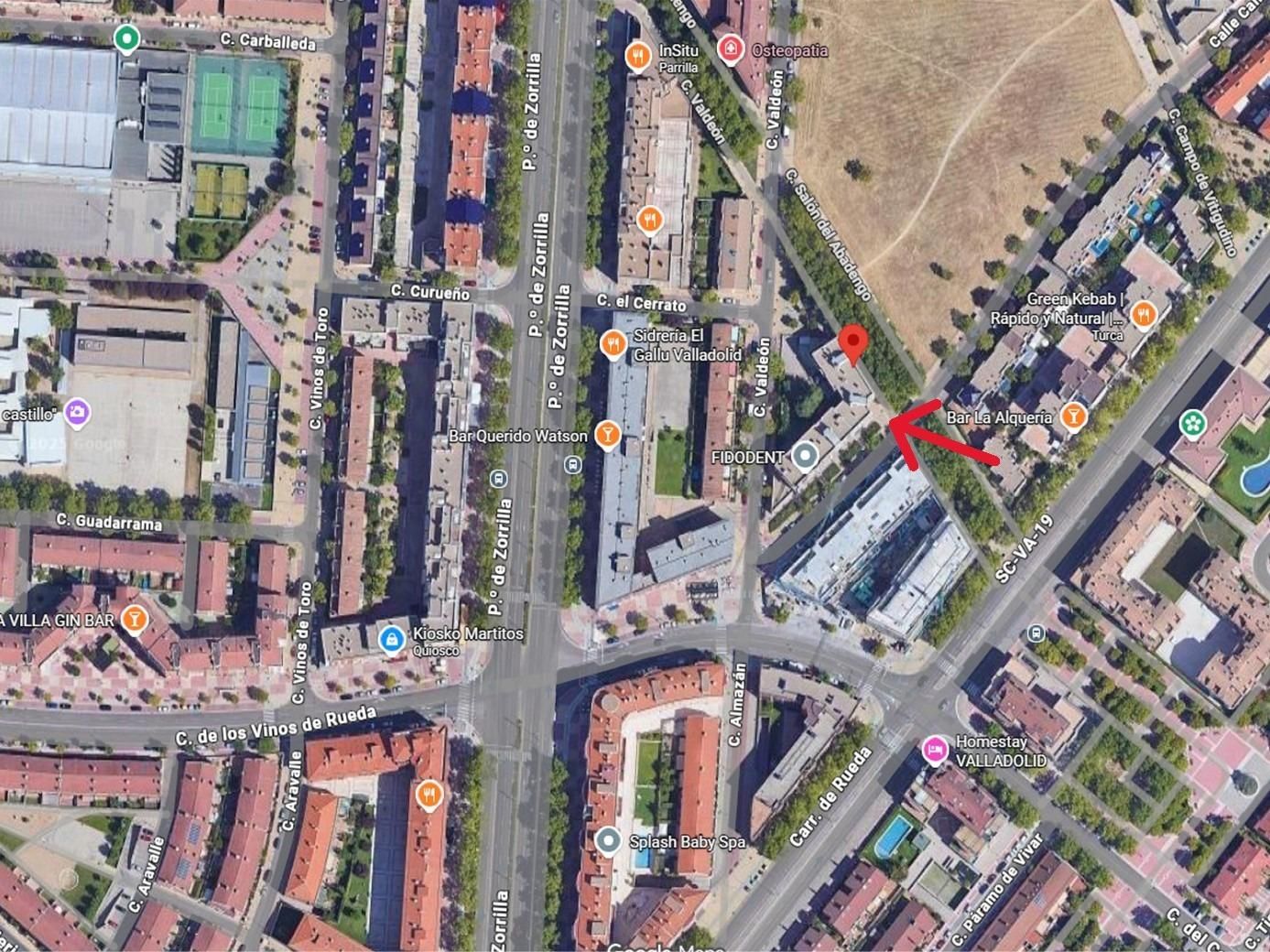 Vista exterior de Pis de lloguer en Valladolid Capital amb Calefacció i Traster