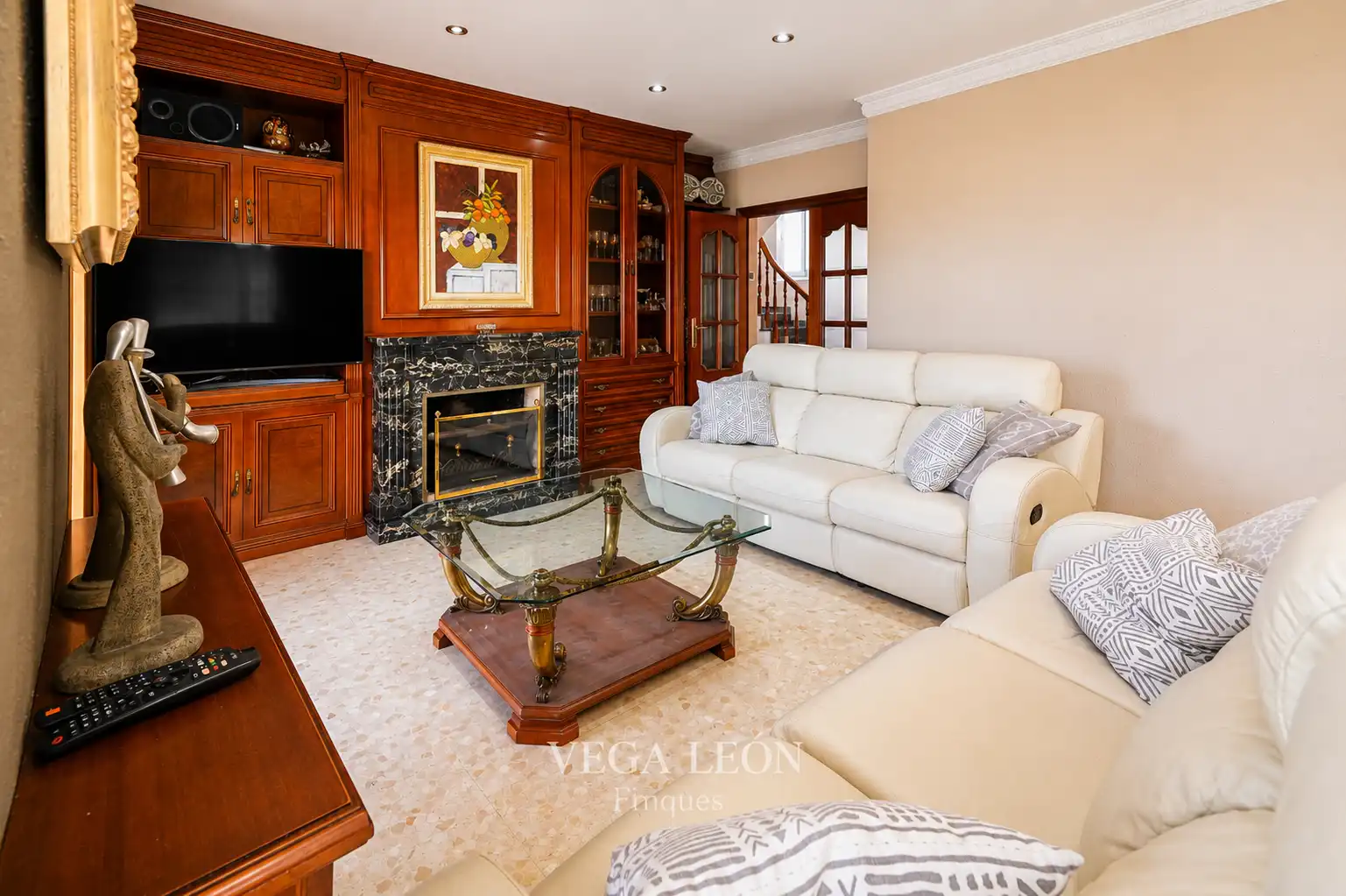 Sala de estar de Casa o chalet en venta en Mataró con Calefacción, Jardín privado y Terraza