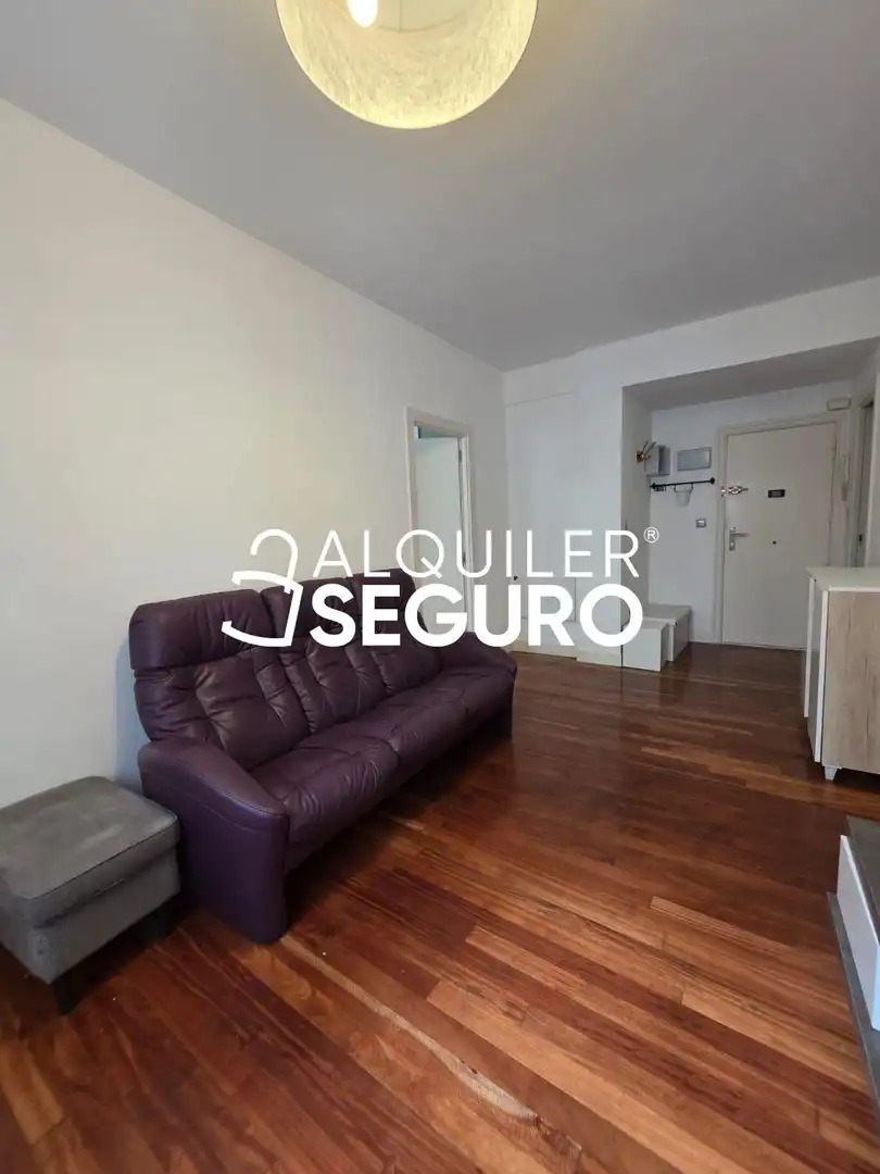 Sala de estar de Piso de alquiler en Bilbao  con Calefacción y Amueblado