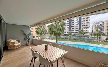 Terrace of Flat for sale in Alicante / Alacant  with Heating, Private garden and Terrace