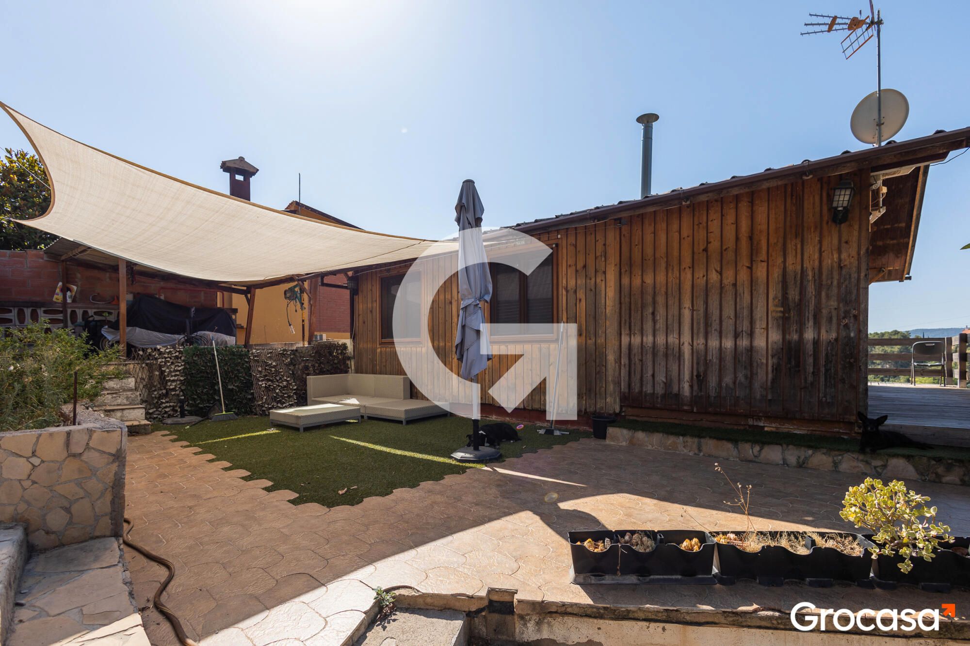 Jardí de Casa o xalet en venda en Vallirana amb Aire condicionat, Jardí privat i Terrassa