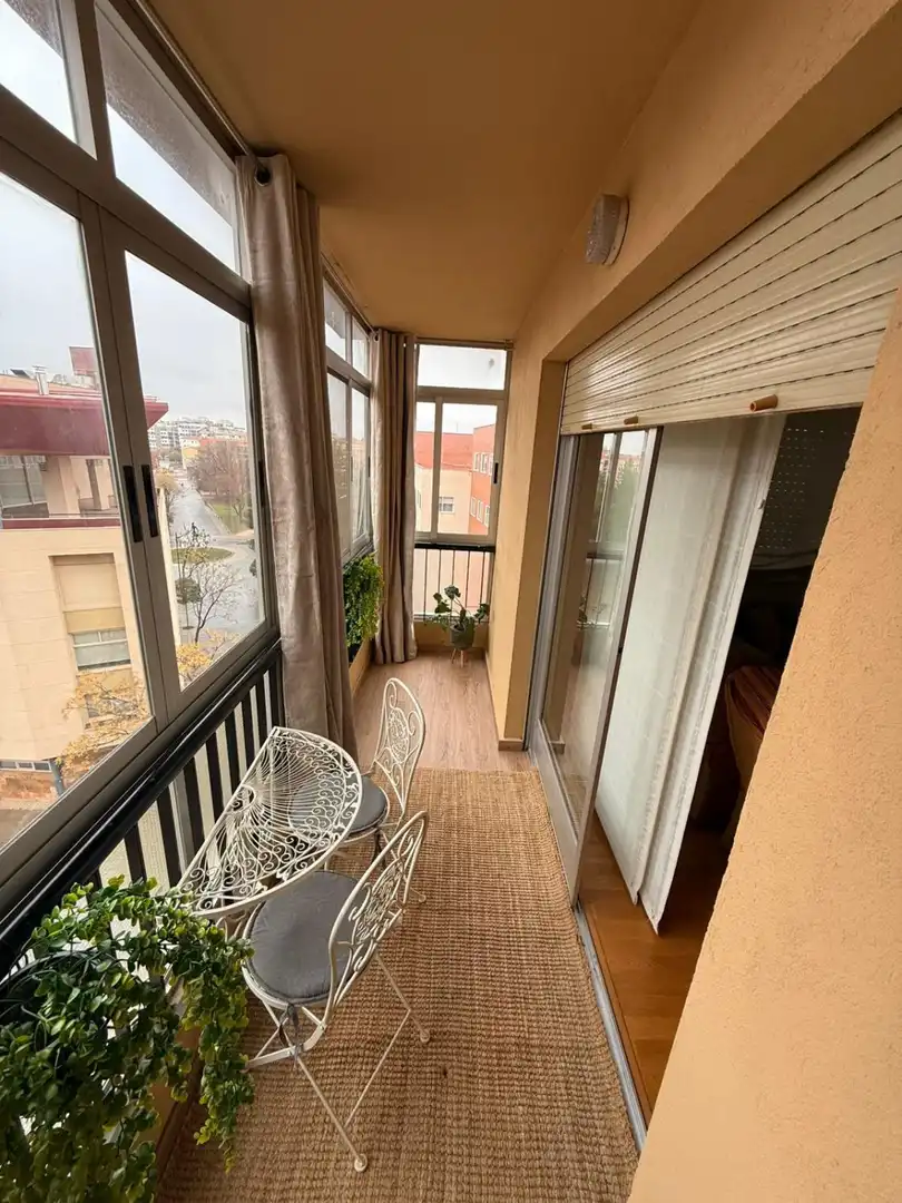 Terrasse von Wohnung zur Miete in Albacete mit Klimaanlage, Heizung und Parkett