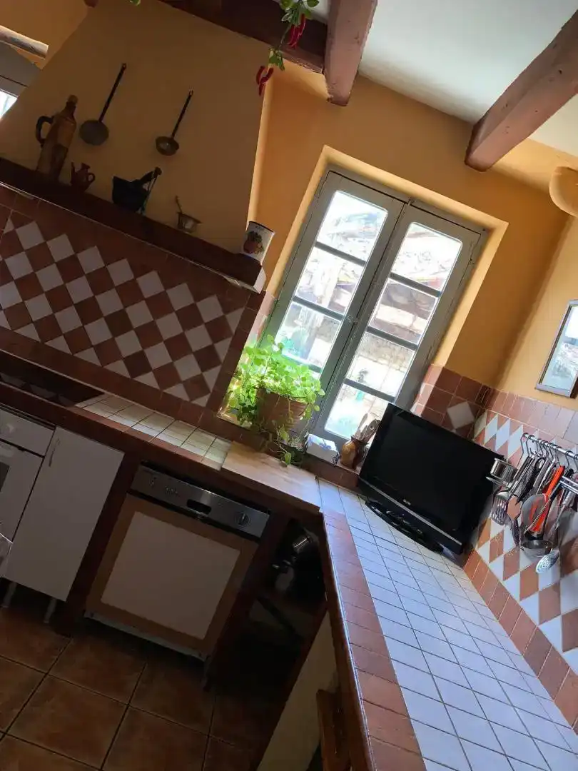 Cocina de Casa o chalet en venta en Cuéllar con Piscina y Balcón