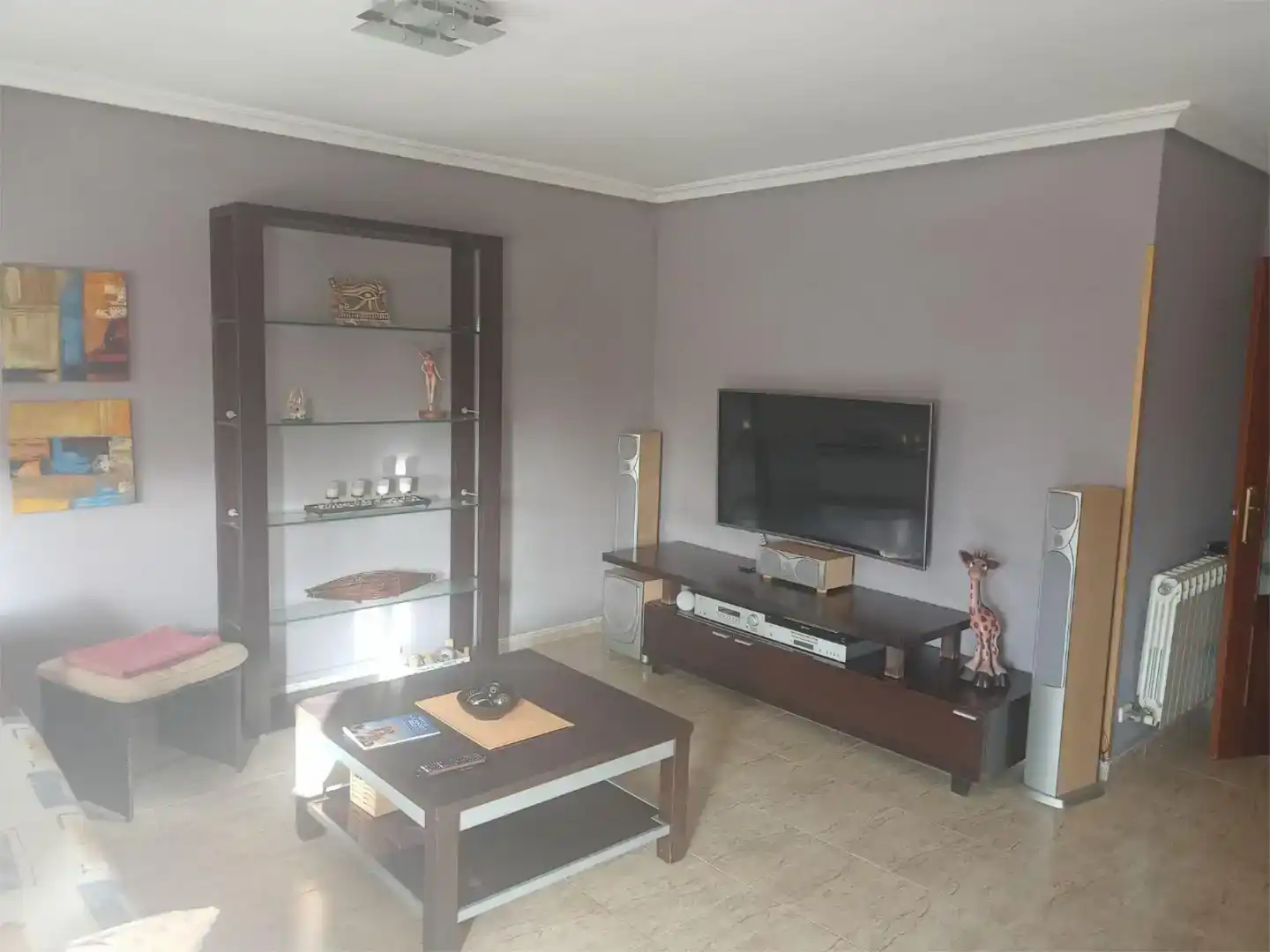 Sala d'estar de Casa o xalet en venda en Alcañizo amb Aire condicionat, Jardí privat i Moblat