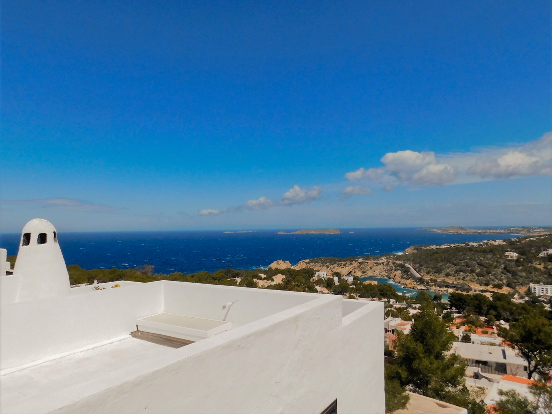 Exterior view of Attic for sale in Sant Josep de sa Talaia  with Air Conditioner, Furnished and Balcony
