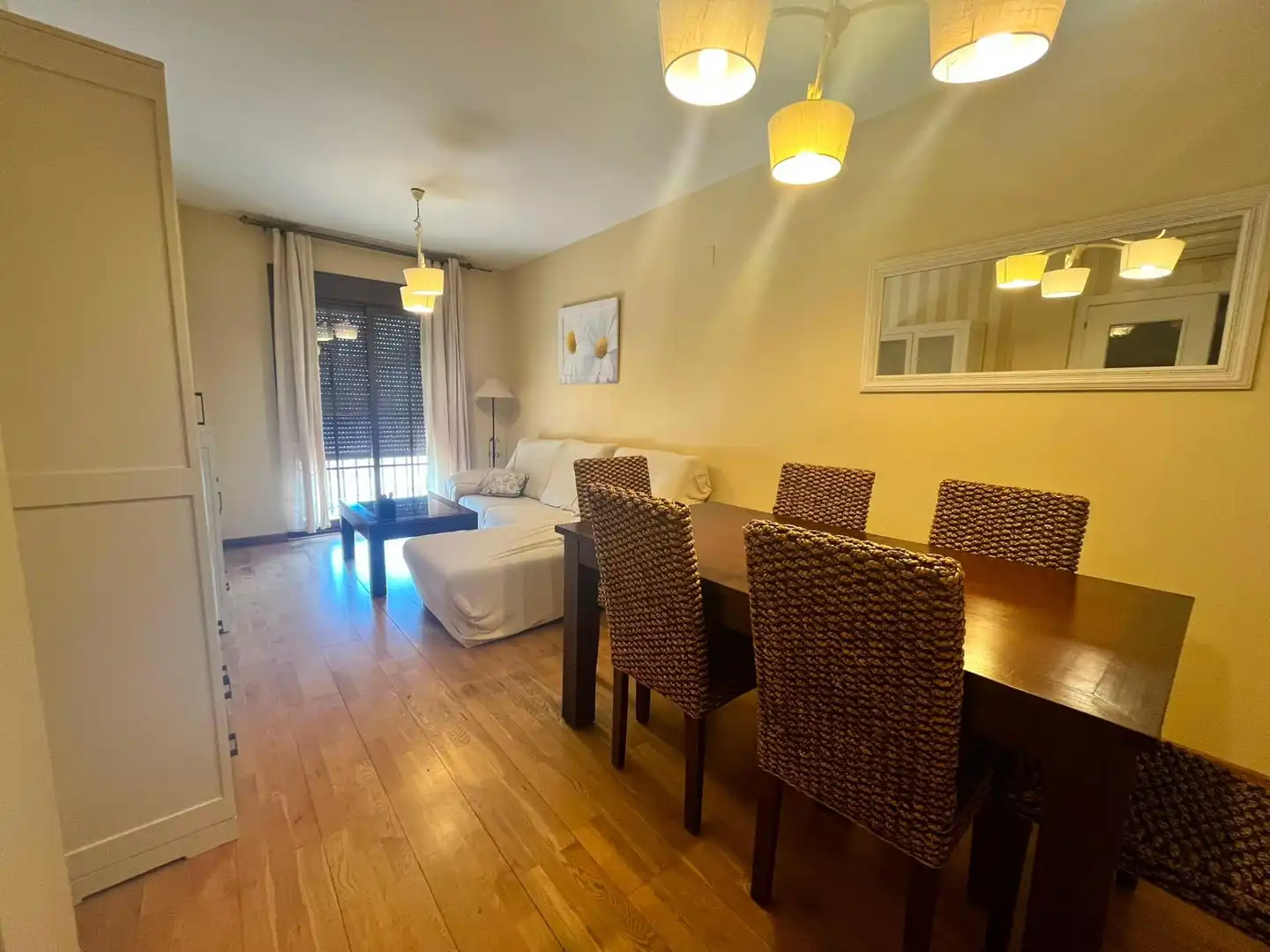 Sala de estar de Piso de alquiler en Jerez de la Frontera con Aire acondicionado, Trastero y Amueblado
