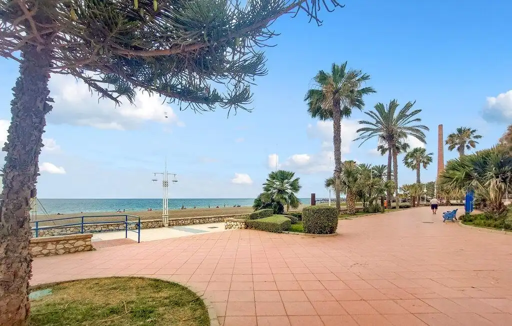 Außenansicht von Wohnung zur Miete in Málaga mit Klimaanlage, Terrasse und Möbliert