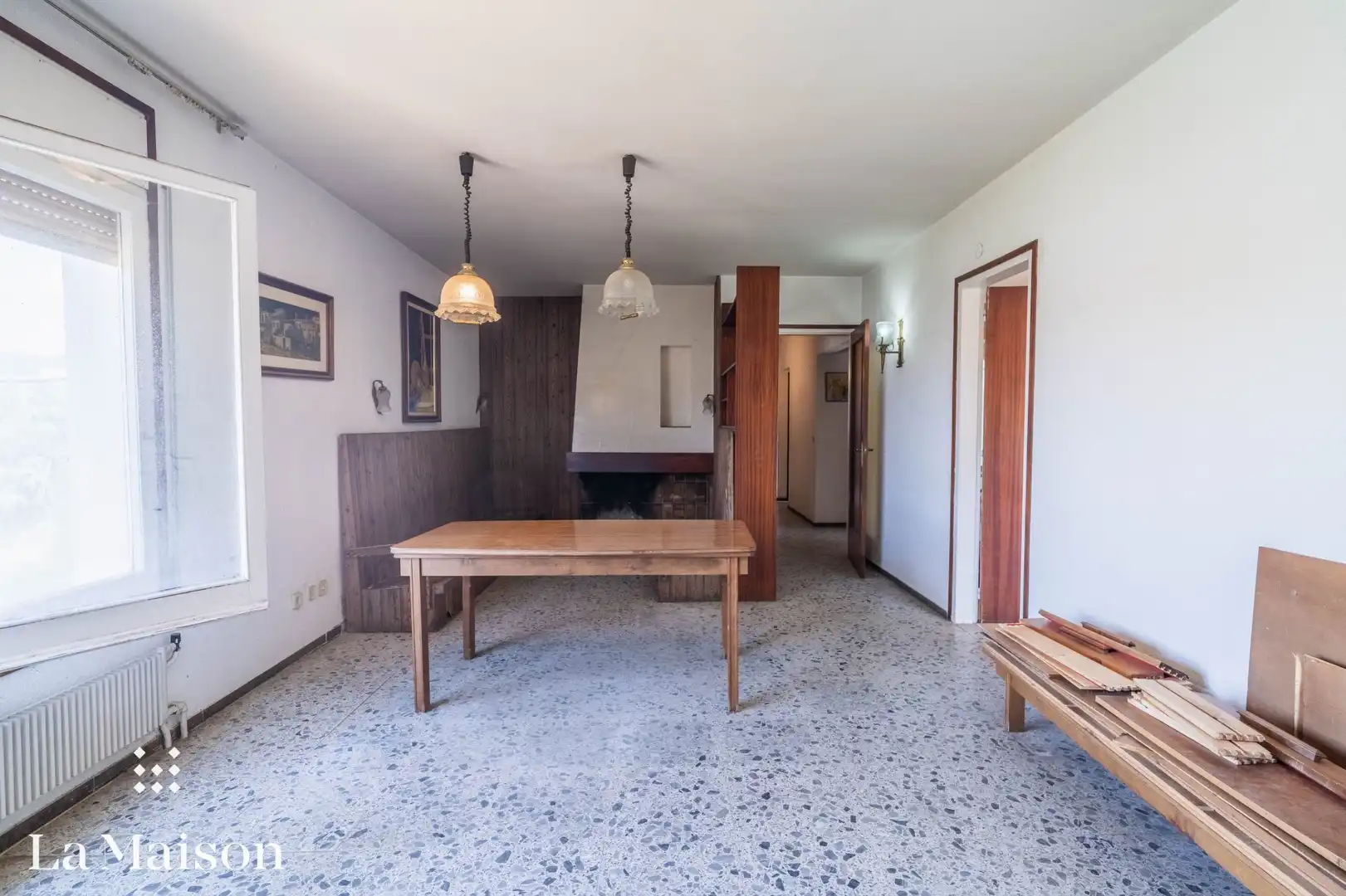 Menjador de Casa o xalet en venda en Arenys de Mar amb Jardí privat, Terrassa i Traster