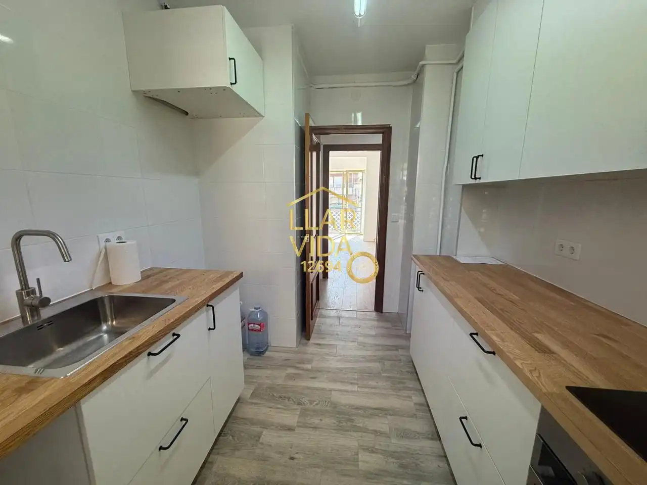 Küche von Wohnung zum Verkauf in Lleida mit Heizung, Parkett und Balkon
