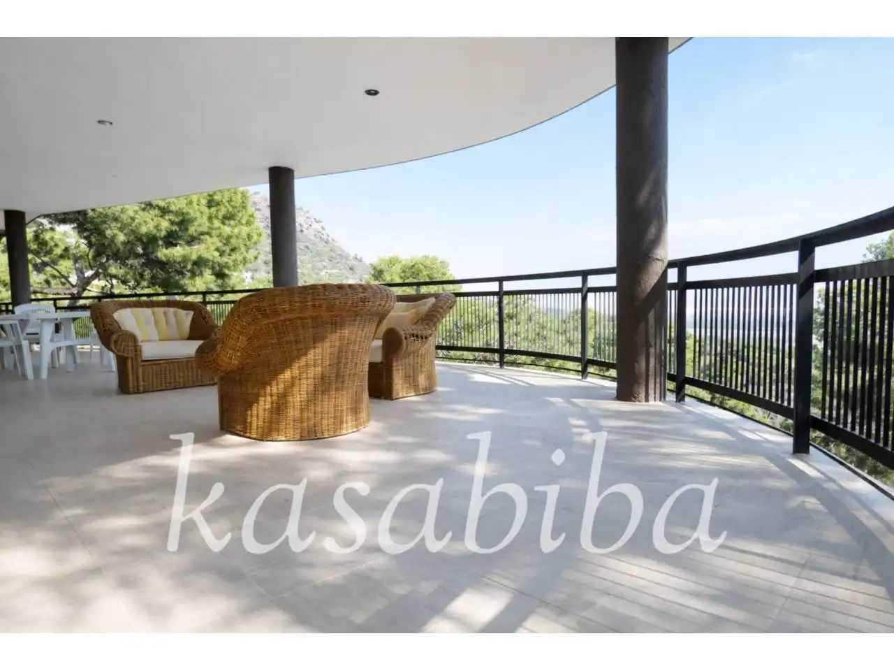 Terraza de Casa o chalet en venta en Sagunto / Sagunt con Jardín privado, Terraza y Piscina