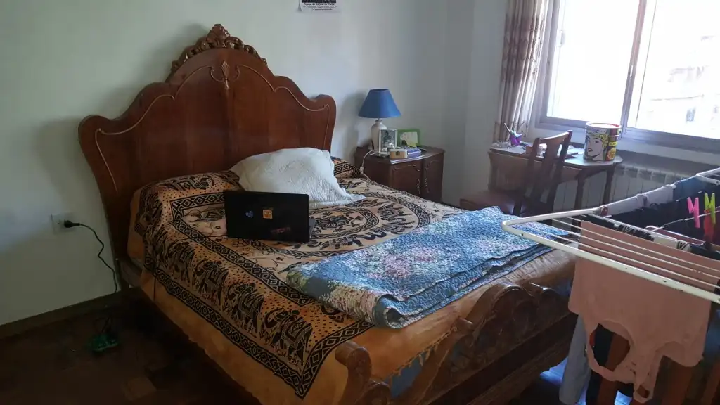 Schlafzimmer von Wohnung zur Miete in Cuenca mit Heizung, Terrasse und Möbliert