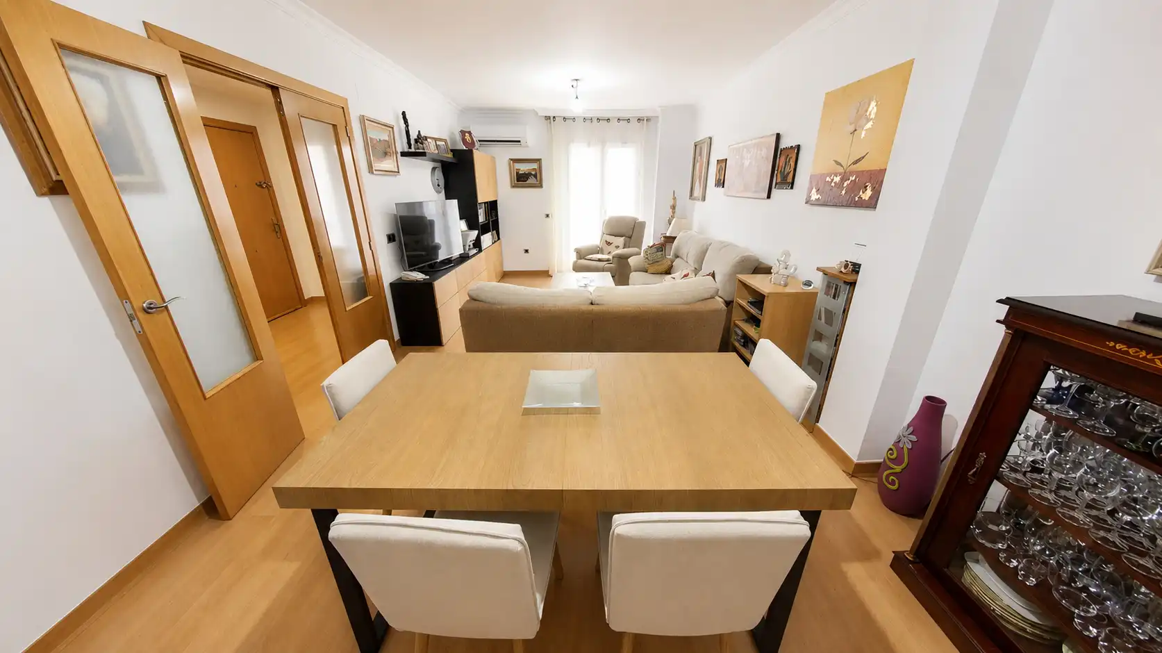 Wohnzimmer von Dachboden zum Verkauf in Vélez-Málaga mit Klimaanlage, Terrasse und Möbliert