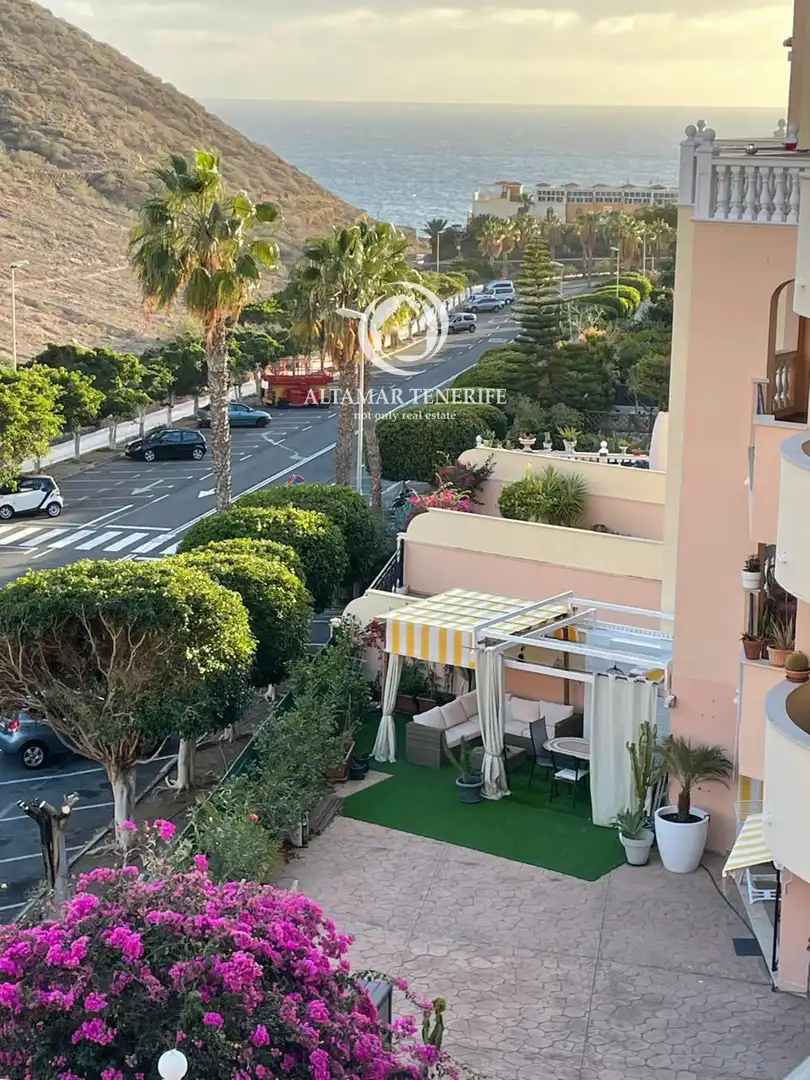 Terraza de Apartamento de alquiler en Arona con Terraza, Piscina y Amueblado