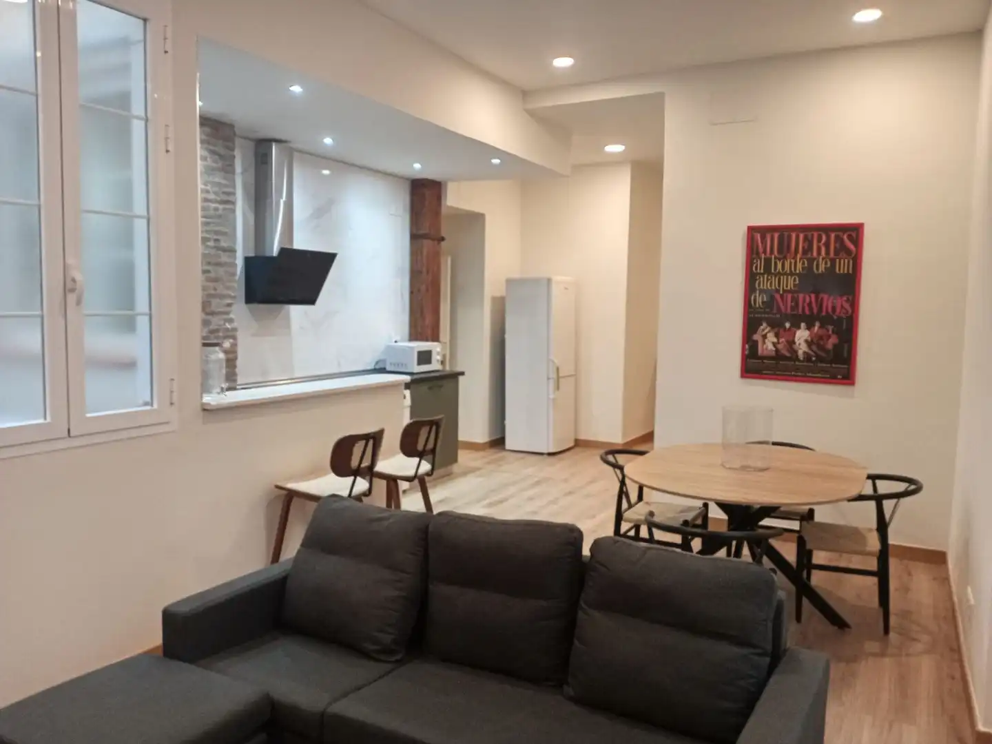 Sala de estar de Apartamento de alquiler en Málaga con Aire acondicionado y Amueblado