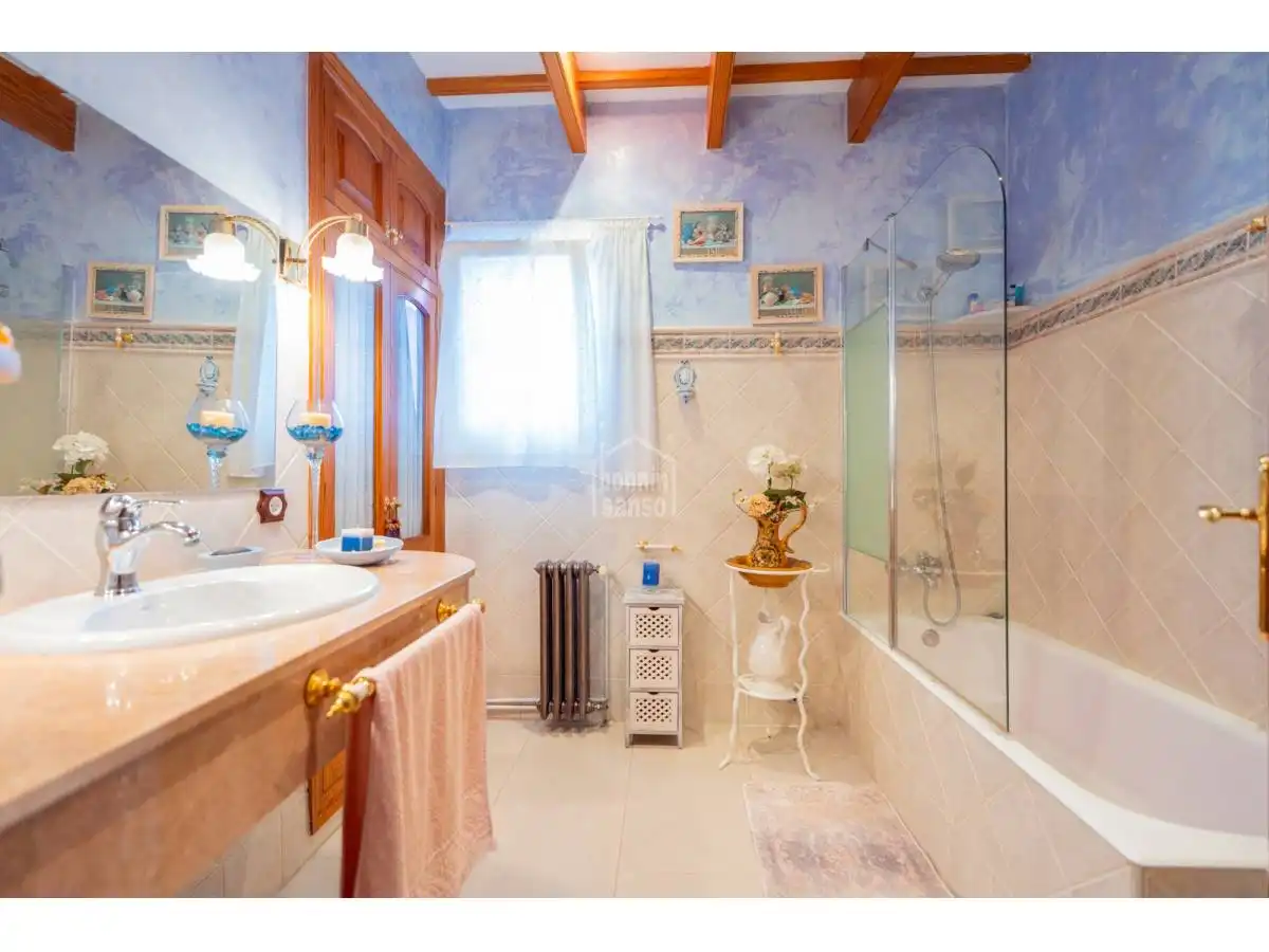 Bathroom of Houses for sale in Sant Lluís  with Heating, Terrace and Swimming Pool
