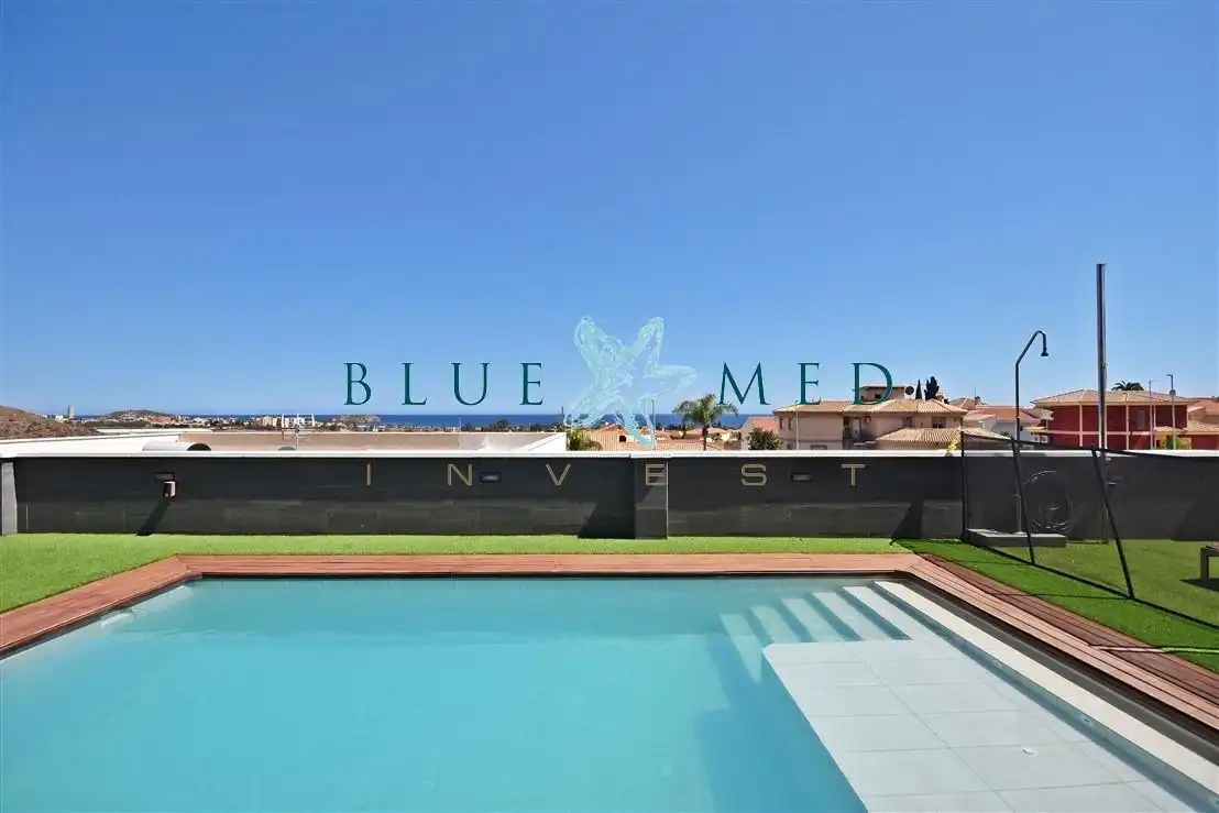 Vista exterior de Casa o chalet en venta en Mazarrón con Aire acondicionado, Calefacción y Jardín privado