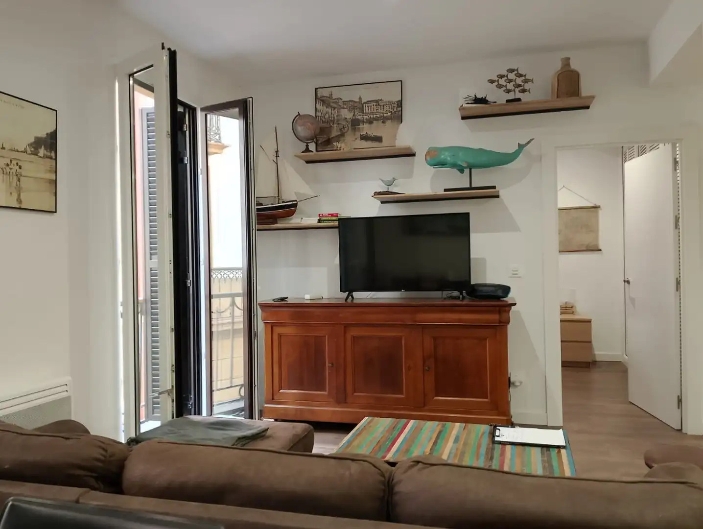 Sala de estar de Piso de alquiler en Donostia - San Sebastián  con Calefacción y Balcón