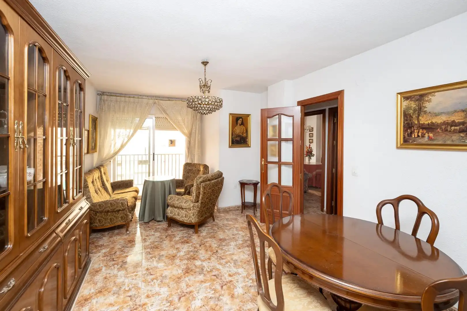 Wohnzimmer von Wohnung zum Verkauf in Granada mit Terrasse und Möbliert