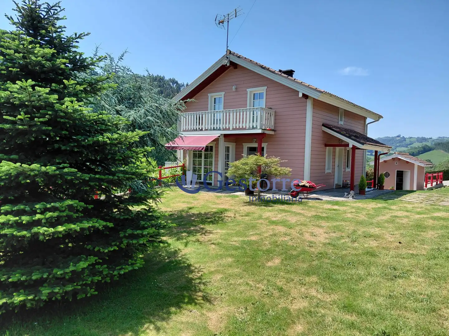 Exterior view of Houses for sale in Gijón   with Heating, Private garden and Terrace