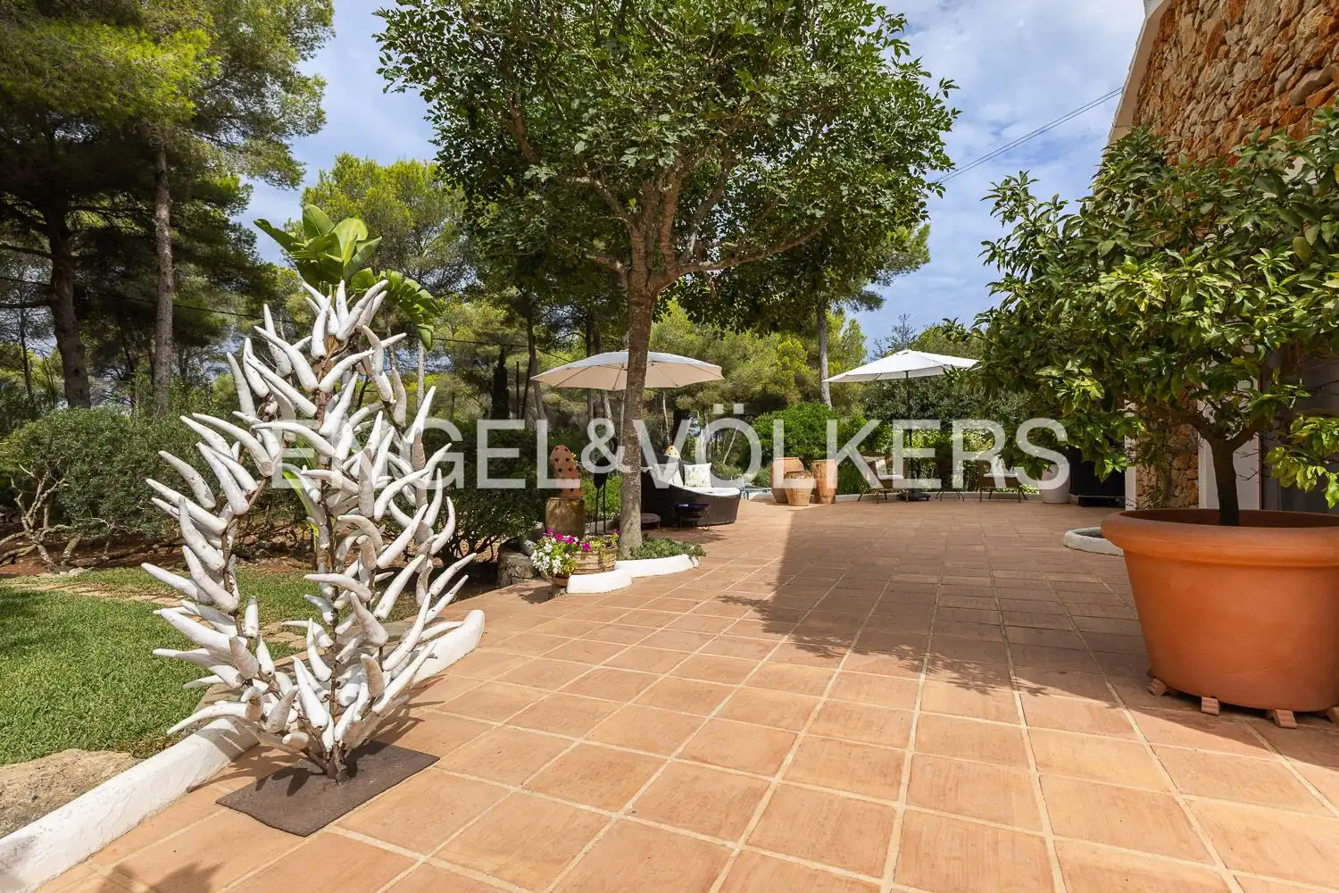 Jardín de Casa o chalet en venta en Jávea / Xàbia con Calefacción, Jardín privado y Terraza