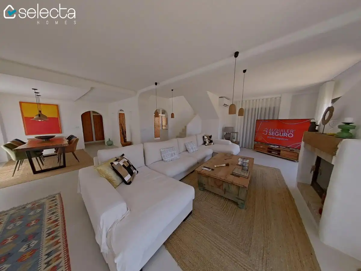 Wohnzimmer von Haus oder Chalet zum Verkauf in Dénia mit Klimaanlage, Heizung und Terrasse