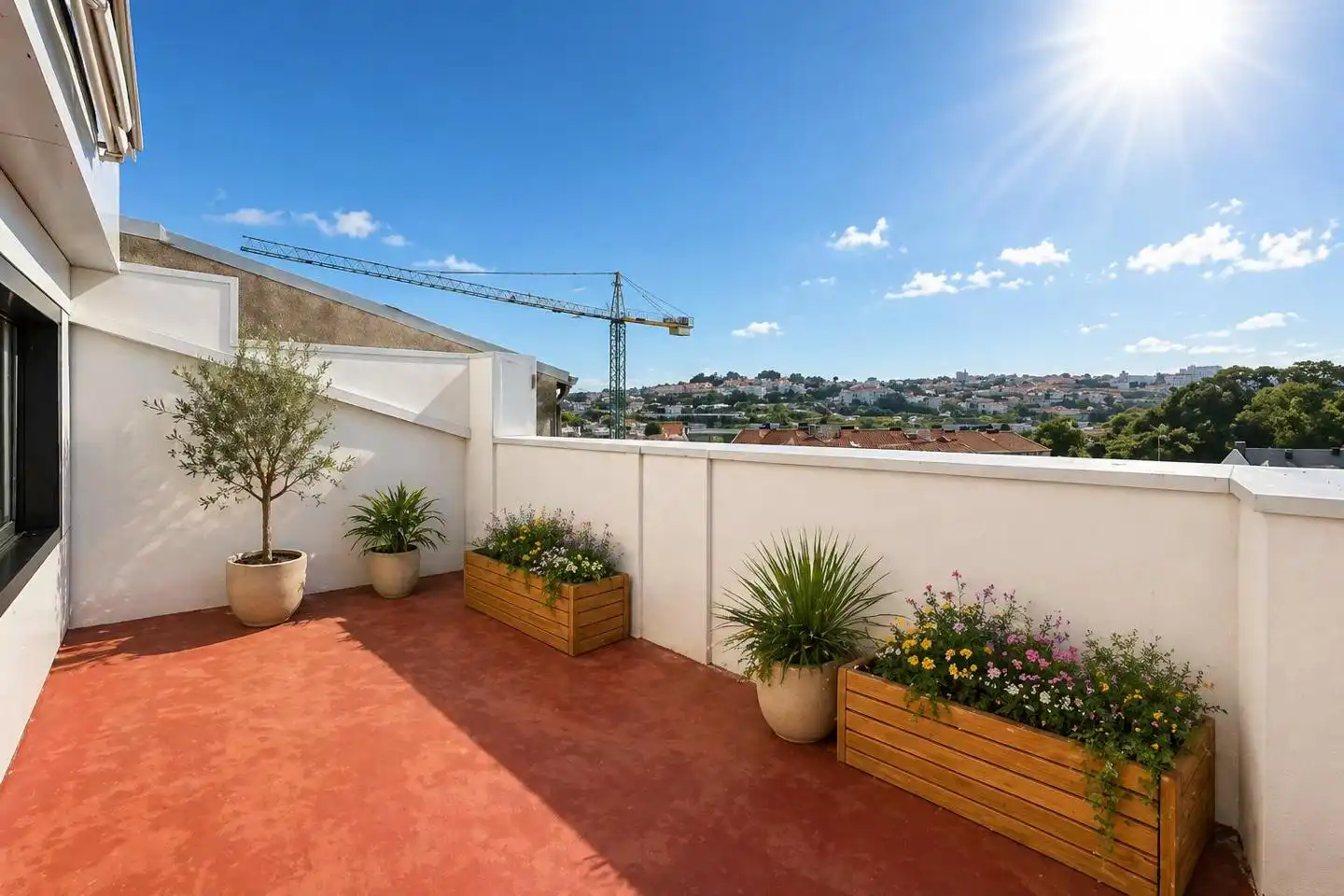 Terrasse von Dachboden zum Verkauf in Oleiros mit Heizung und Terrasse