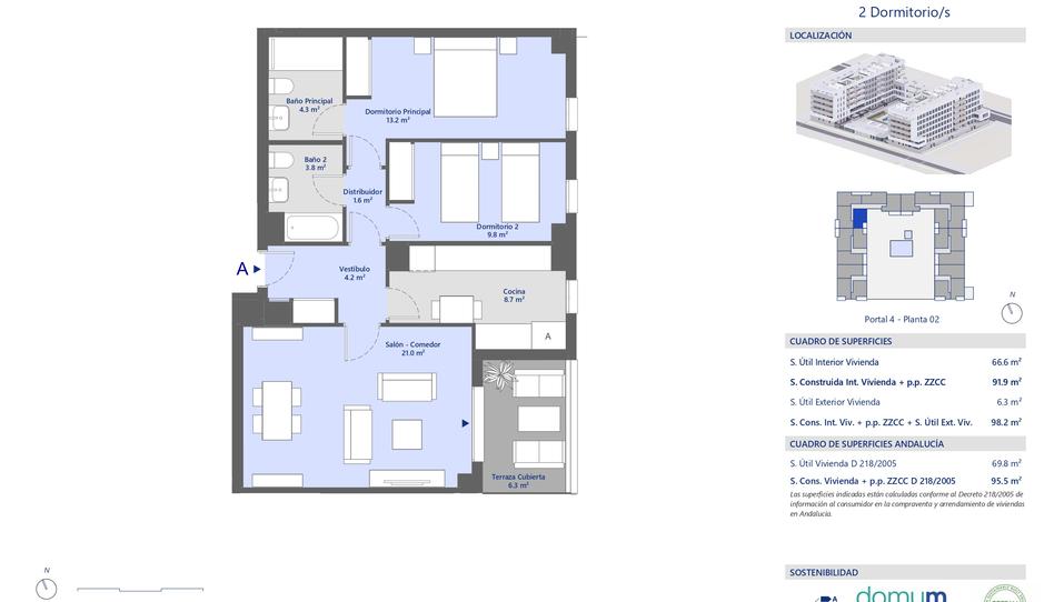 Photo 1 from new construction home in Flat for sale in Parcelas R. y R., Palmas Altas, Bellavista, Sevilla