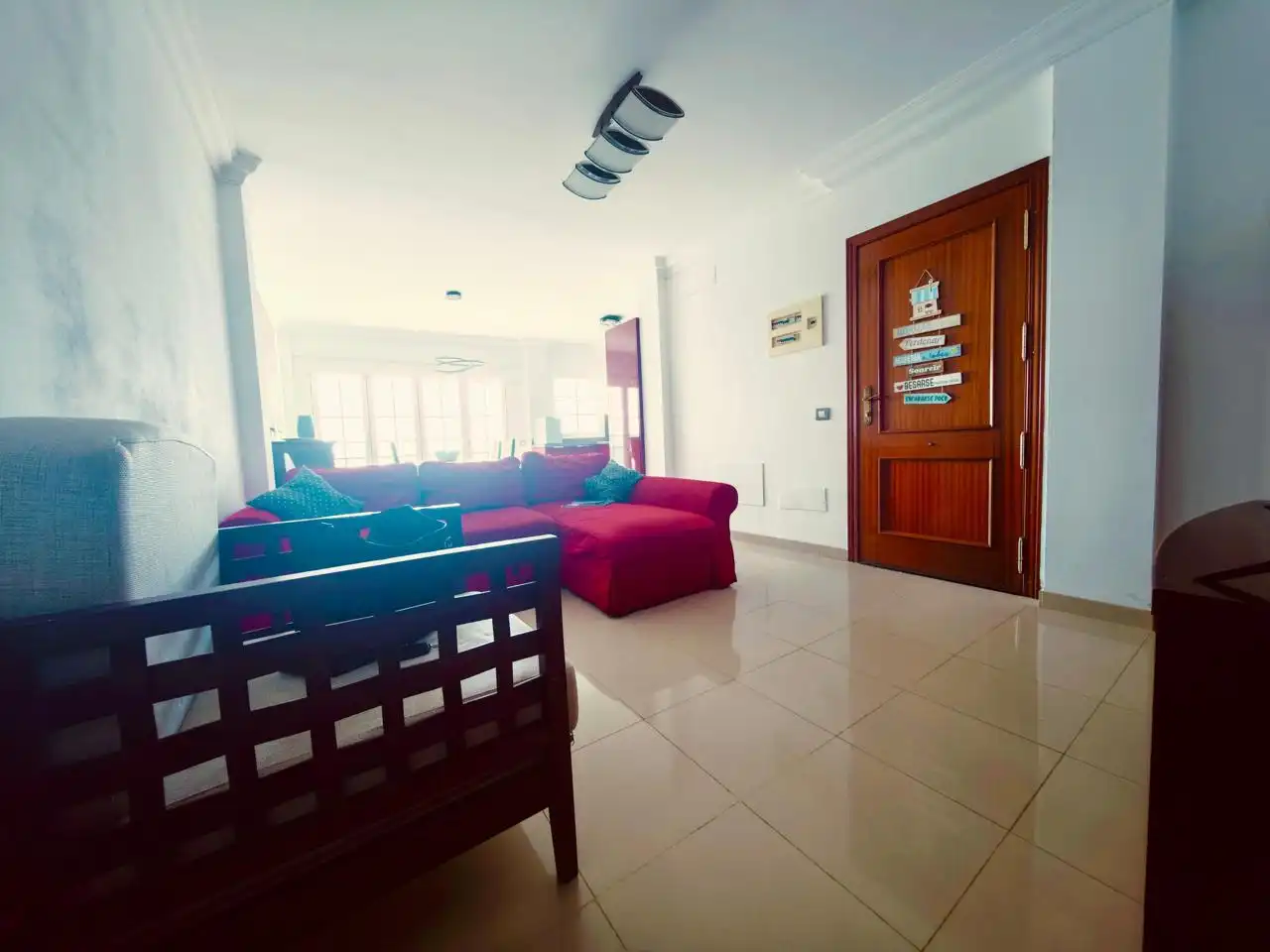 Living room of Flat for rent in Agüimes  with Air Conditioner and Furnished