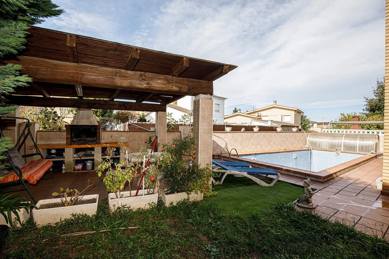 Piscina de Casa o chalet en venta en Quart con Aire acondicionado, Jardín privado y Terraza
