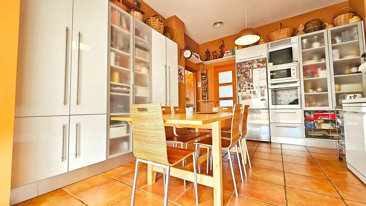Cocina de Casa o chalet en venta en Cañaveral de León con Aire acondicionado, Jardín privado y Terraza