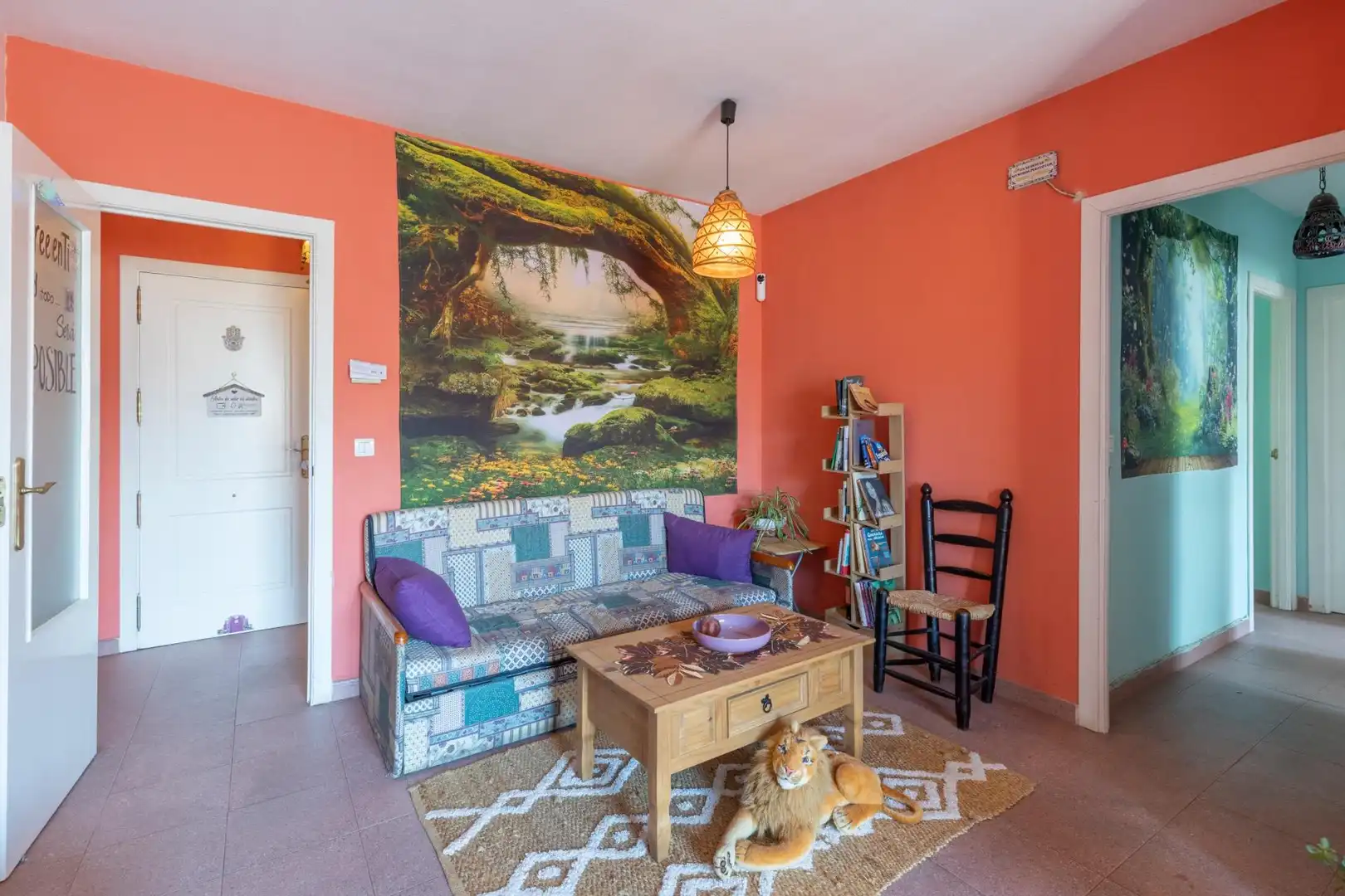 Sala de estar de Piso en venta en Granada con Calefacción, Terraza y Amueblado