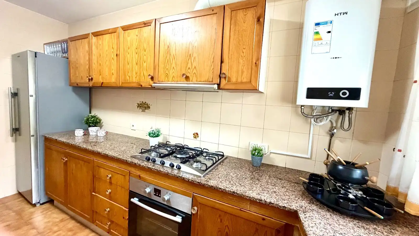 Cocina de Casa o chalet en venta en Cunit con Aire acondicionado, Calefacción y Jardín privado