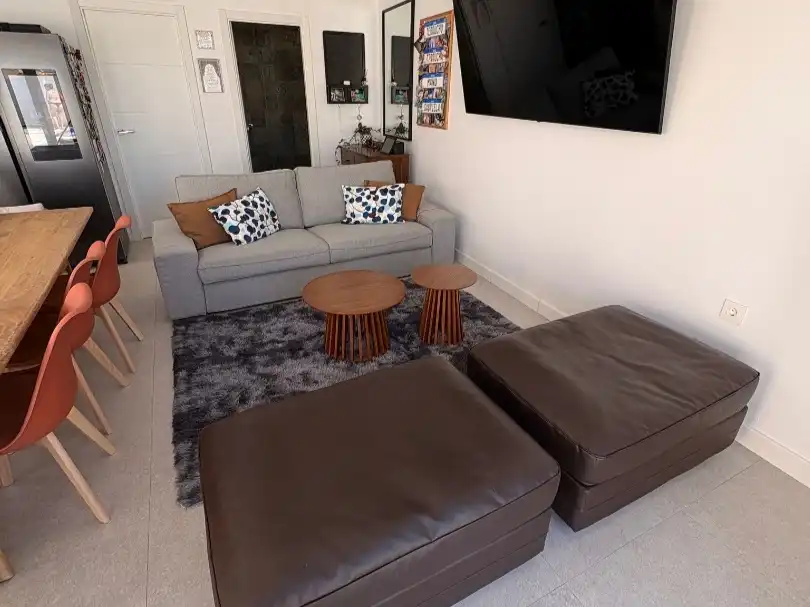 Sala de estar de Casa o chalet en venta en Almería con Aire acondicionado, Calefacción y Jardín privado
