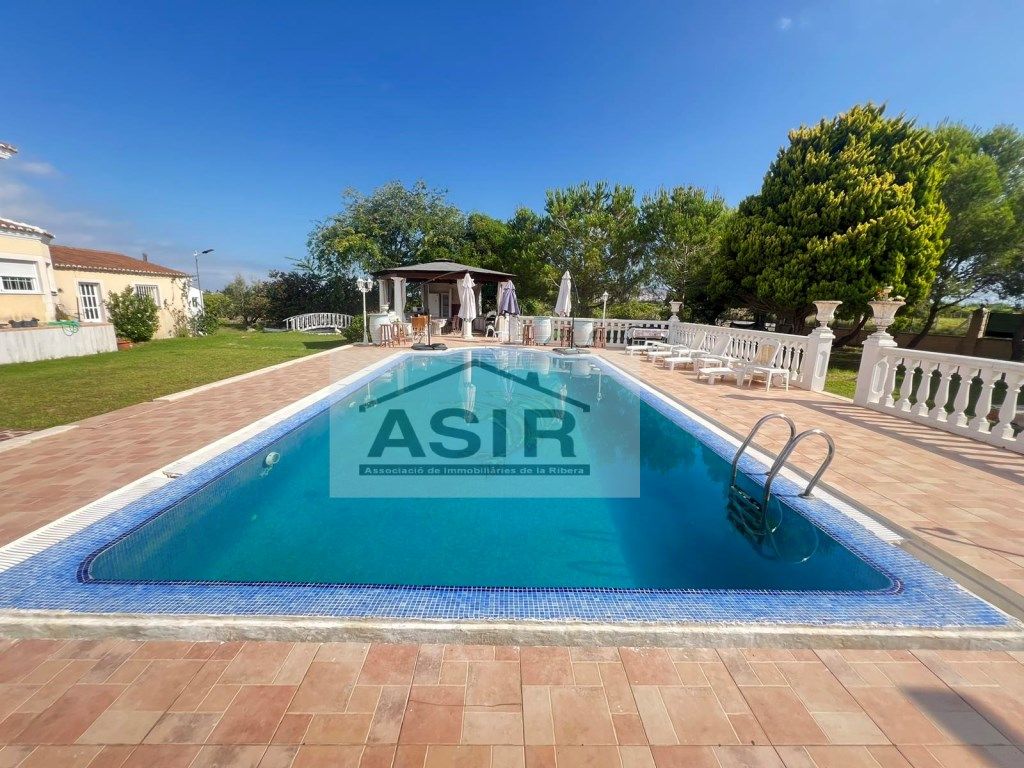 Swimming pool of House or chalet for sale in Cullera  with Air Conditioner, Terrace and Swimming Pool