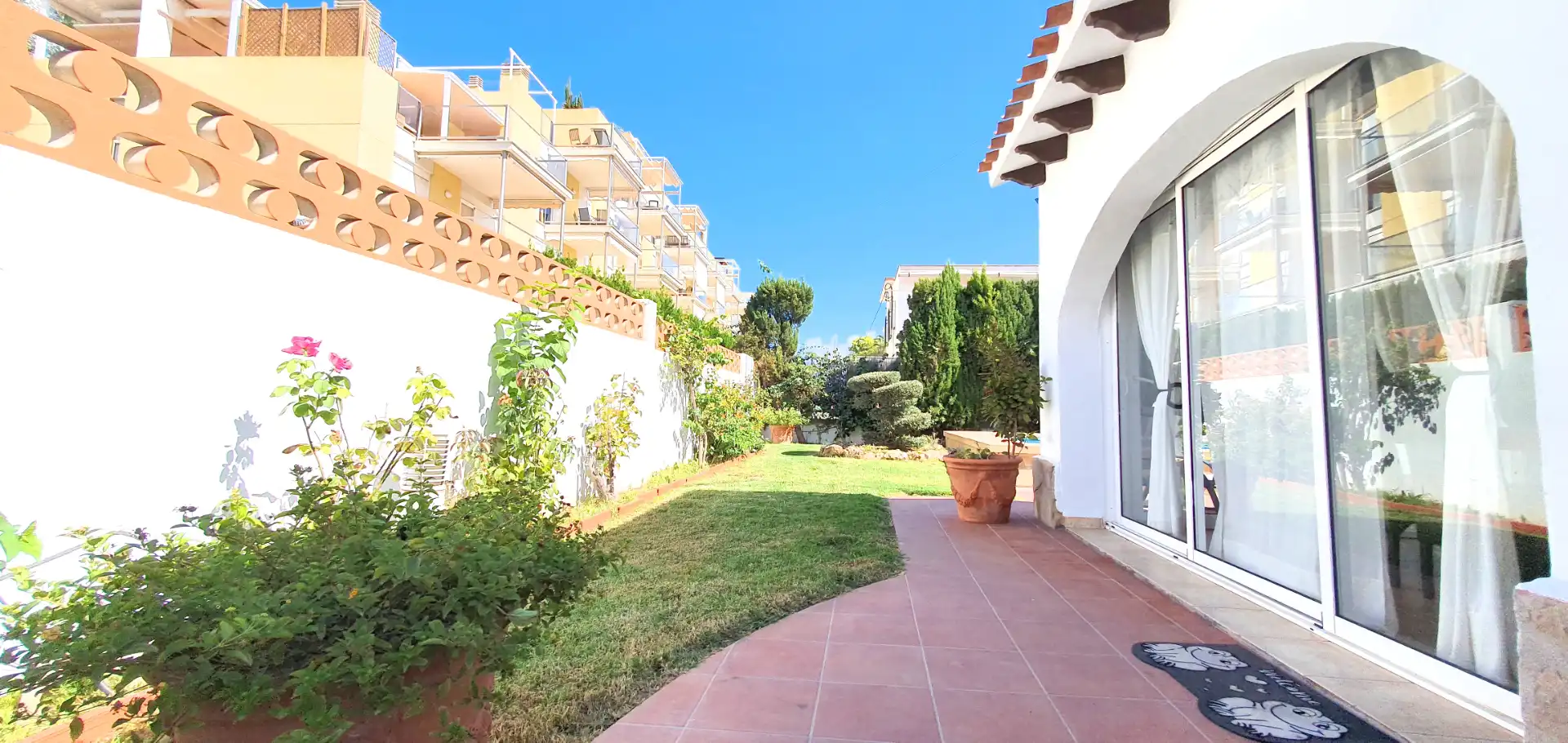 Garden of Houses for rent in Dénia  with Air Conditioner, Heating and Private garden