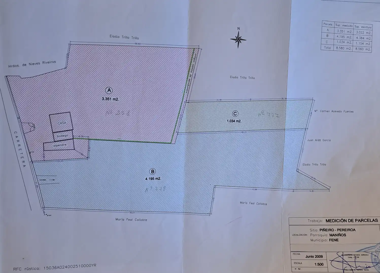 Wohnbaugrundstück zum Verkauf in Lugar Piñeiro 24, imagen 6