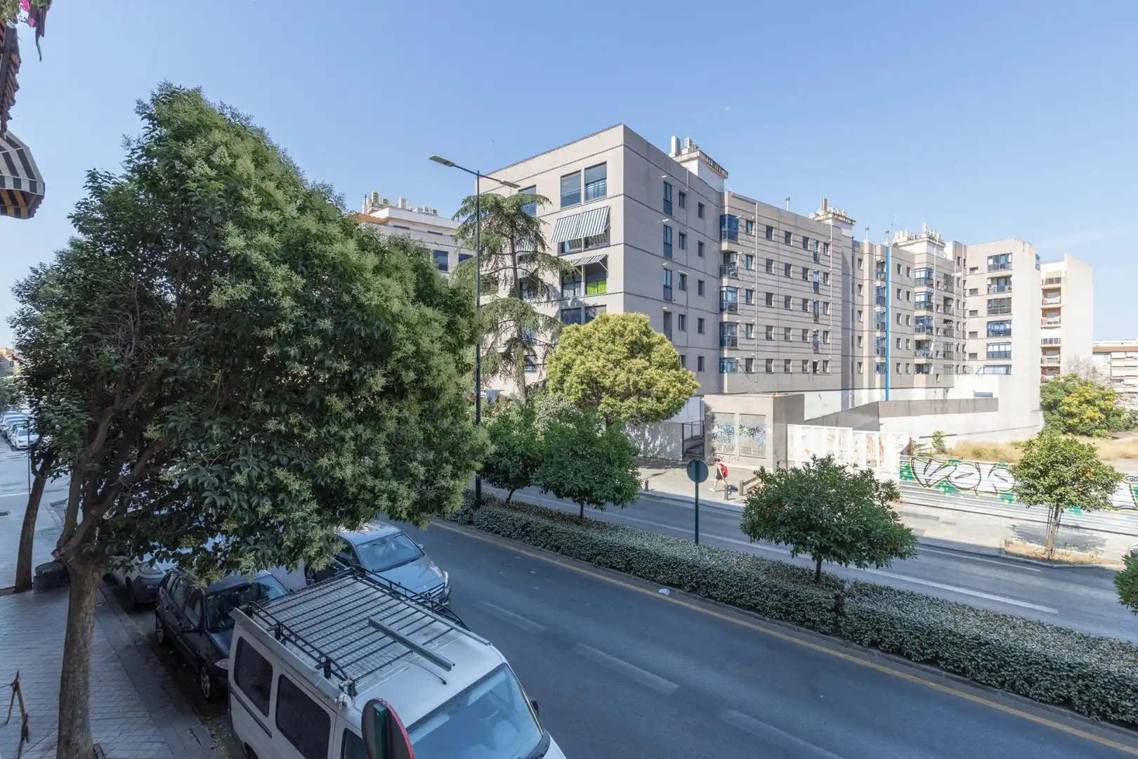 Exterior view of Flat for sale in Granada  with Air Conditioner, Terrace and Balcony