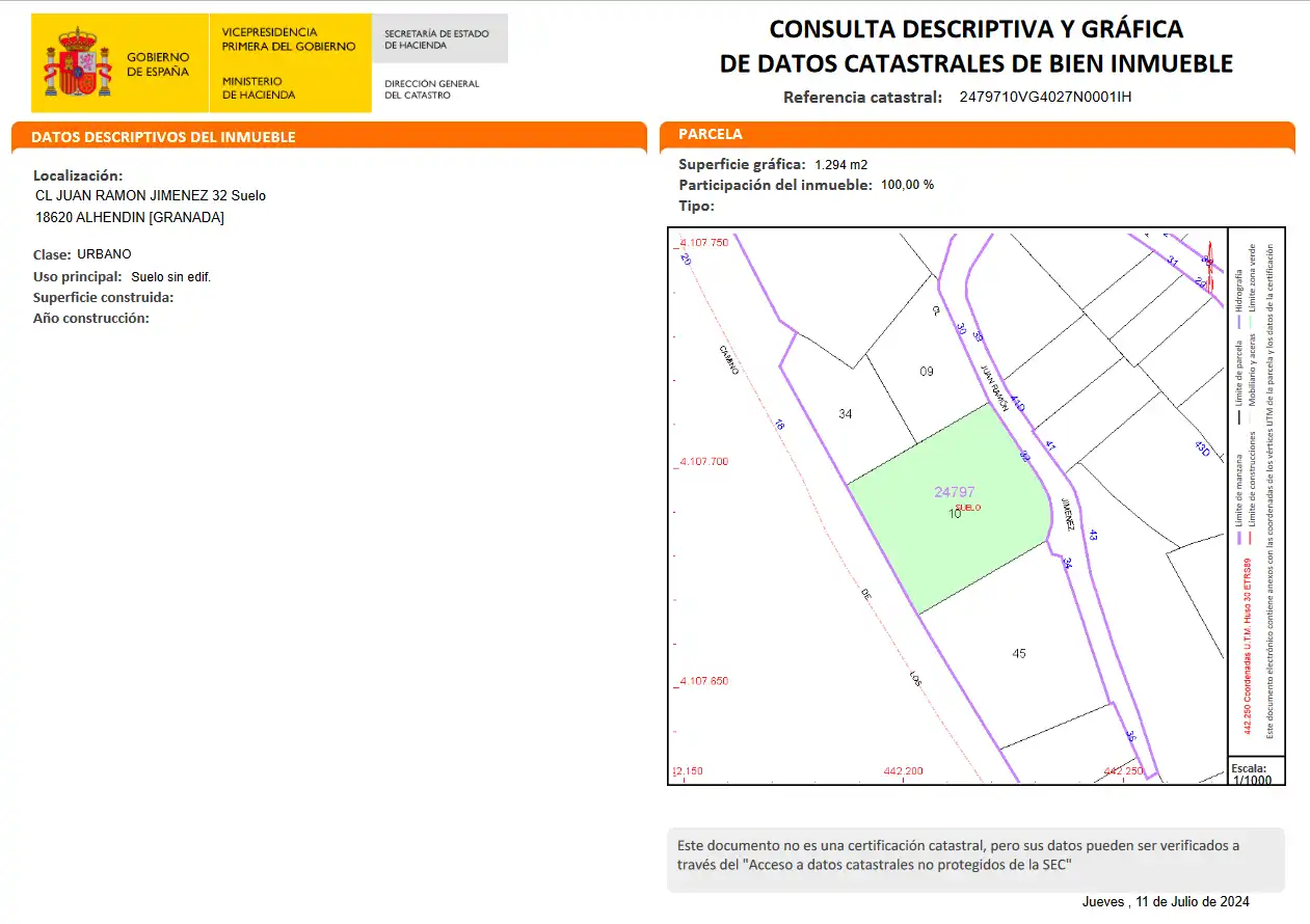 Residencial en venta en Alhendín