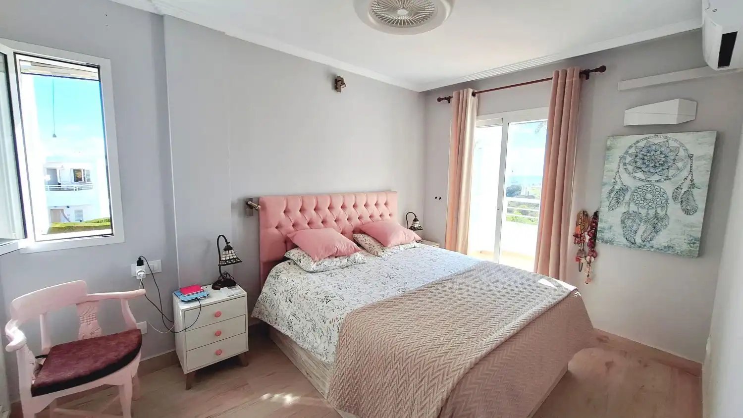 Schlafzimmer von Maisonette zum Verkauf in Mojácar mit Klimaanlage, Terrasse und Schwimmbad