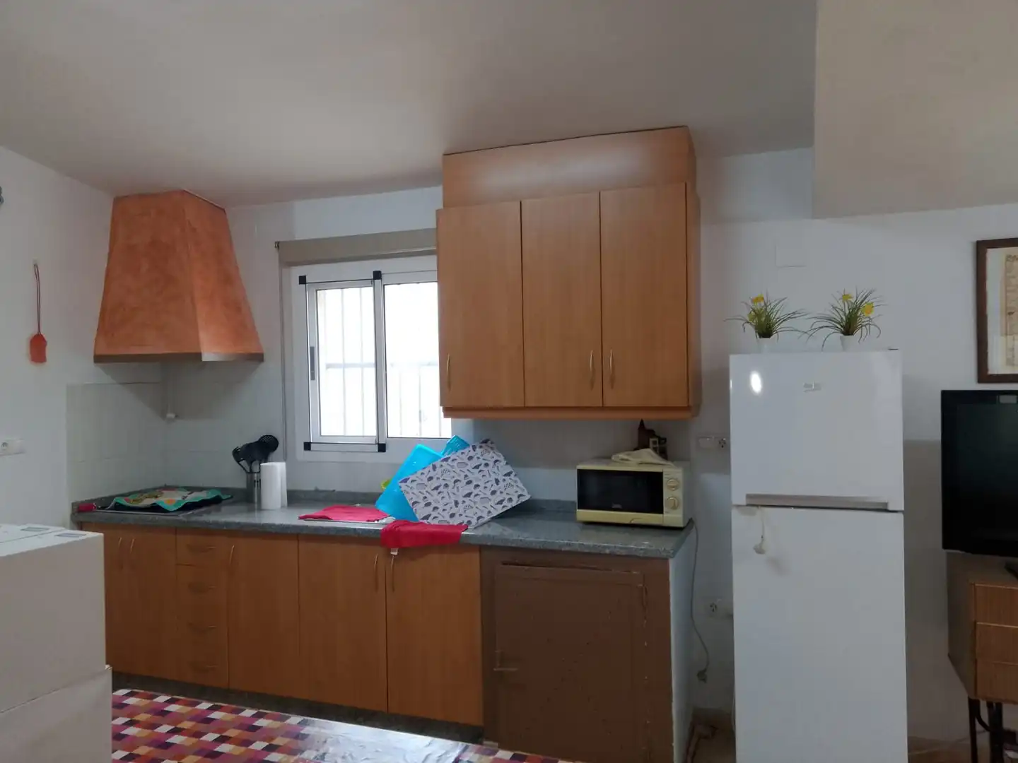 Cuina de Casa o xalet en venda en Tibi amb Jardí privat, Terrassa i Moblat